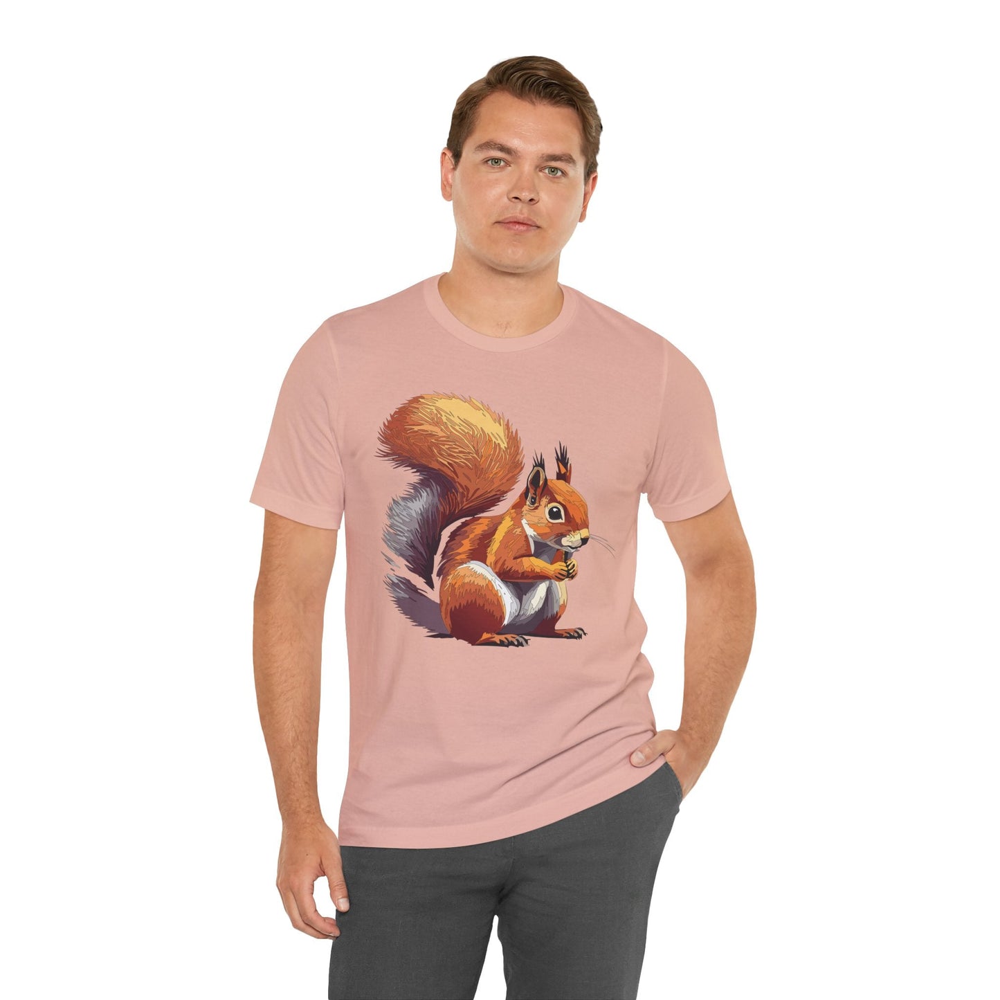 Unisex Animal Shirt Art Design Tee Shirt With Wild Animals Gildan Softstyle 64000 Cotton