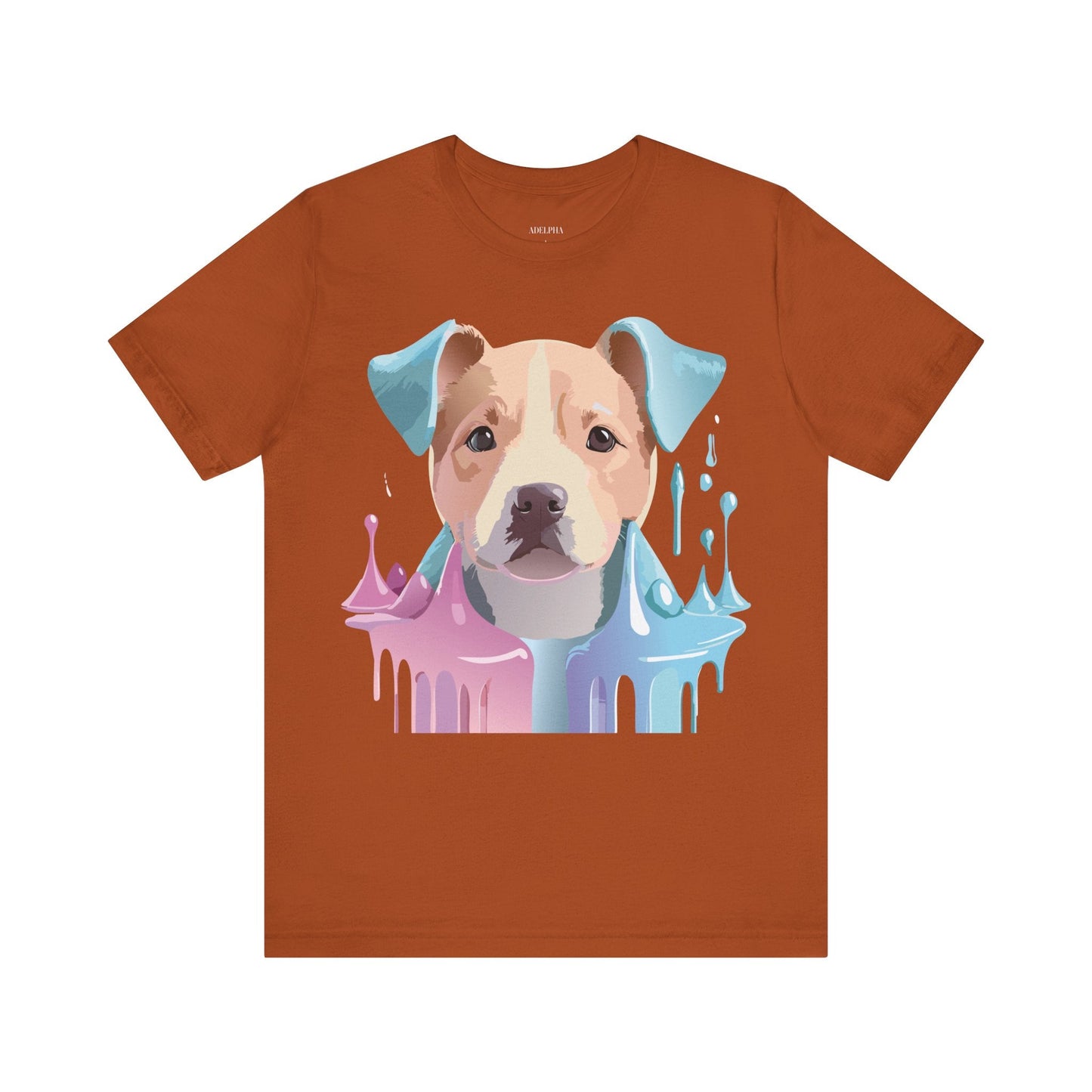 Unisex Dog Graphic Tee With Vintage Inspired Artwork By Adelpha Short Sleeve Shirt