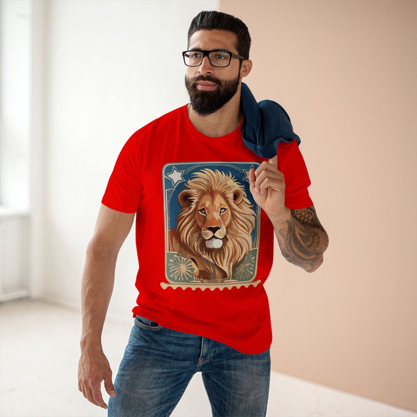 Stamp Shirt Postage Stamp Graphic Tee Unisex Premium Cotton Retro2Nova Original Art Design PS 52