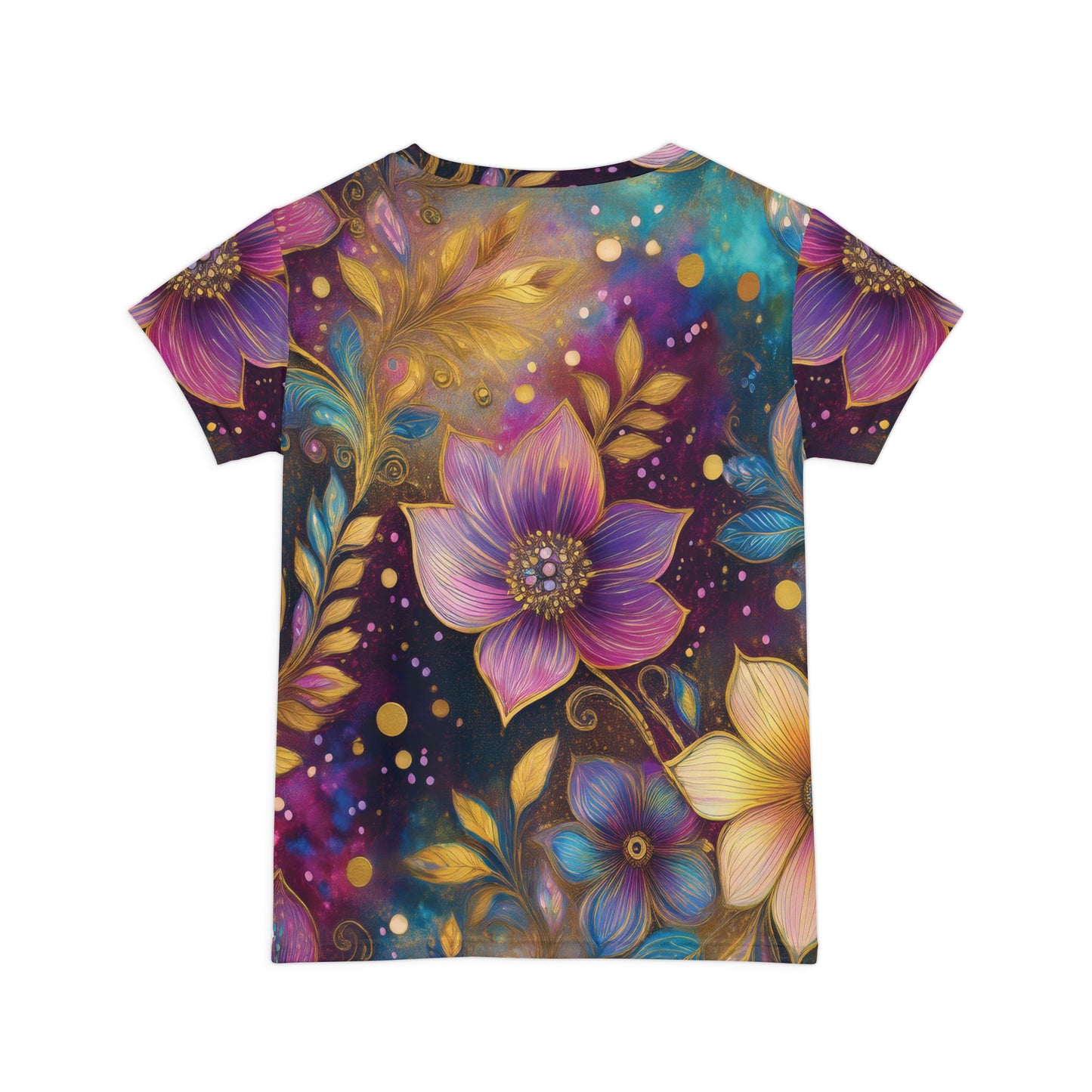 Camisa Poly-Span con estampados florales