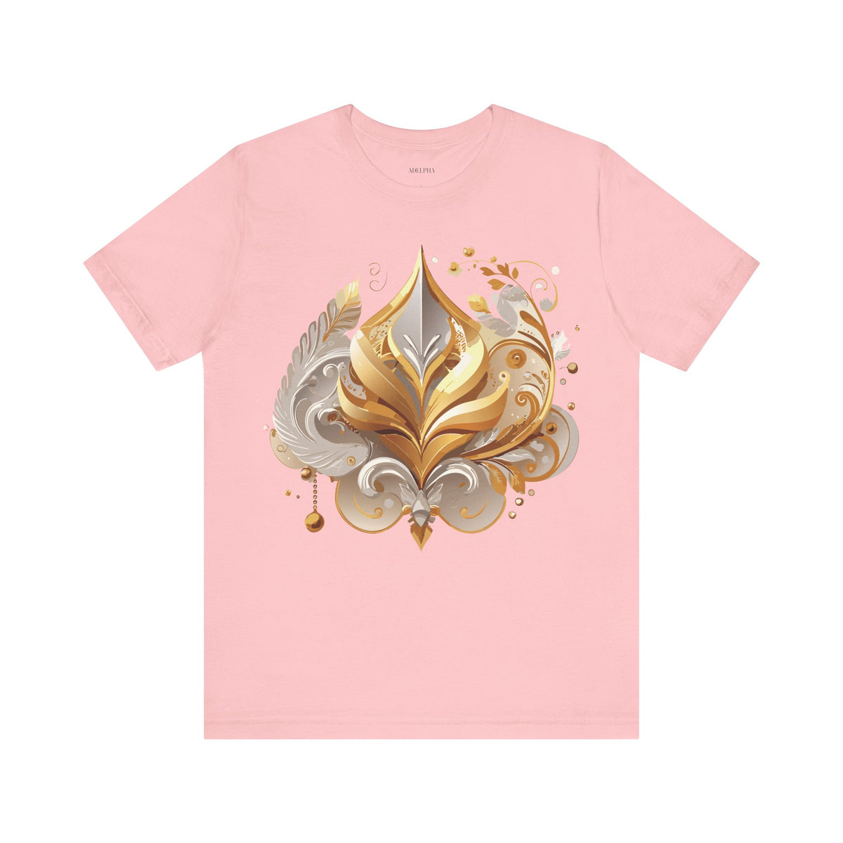 Jewelry Graphic Unisex Cotton Bella+Canvas Tee with Gemstones Art Design m31