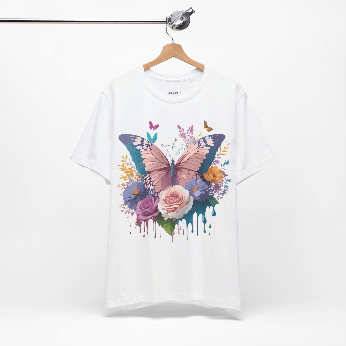 Butterfly Graphic Tee Unisex Short Sleeve Artwork By Adelpha