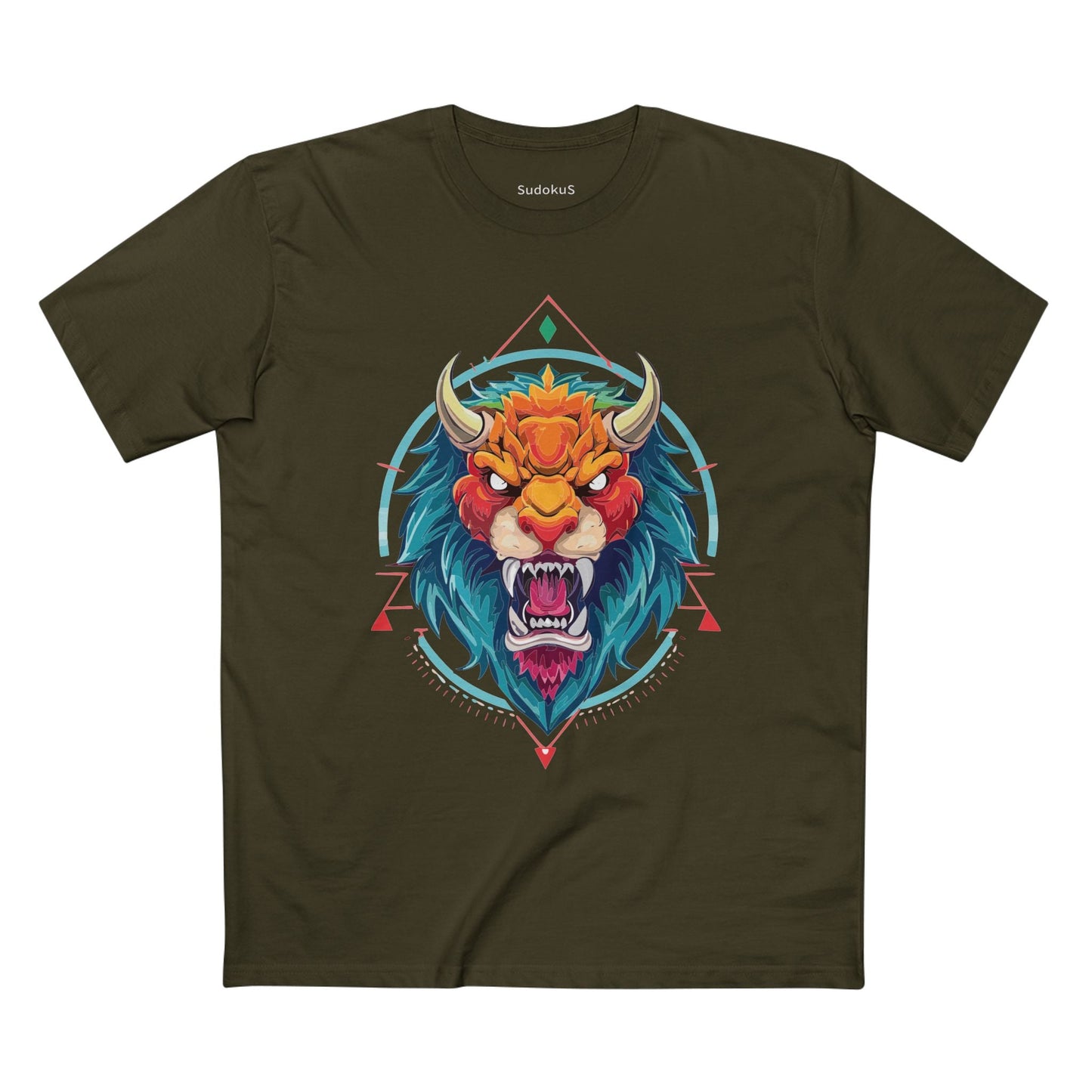 Cartoon Monsters Graphic Unisex 100 Cotton Staple Tee 19