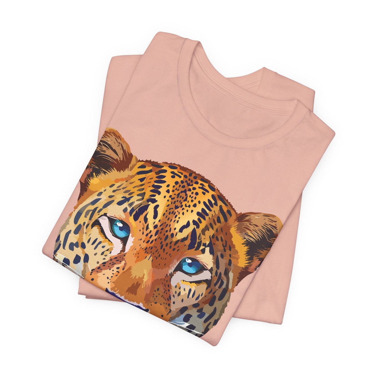 Unisex Animal Print Tee Shirt With Art Design Wild Animals Graphic Tee For Everyday Wear