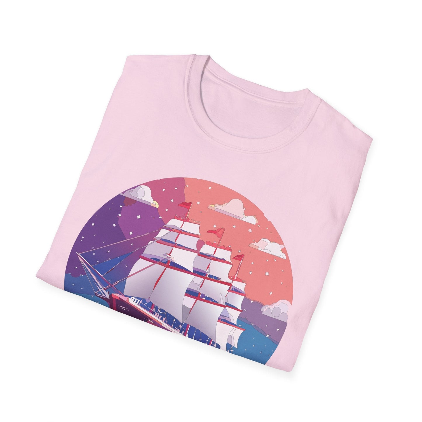 Unisex Gildan Softstyle 64000 T Shirt Ship Frigate Vessel Tee For Maritime Enthusiasts