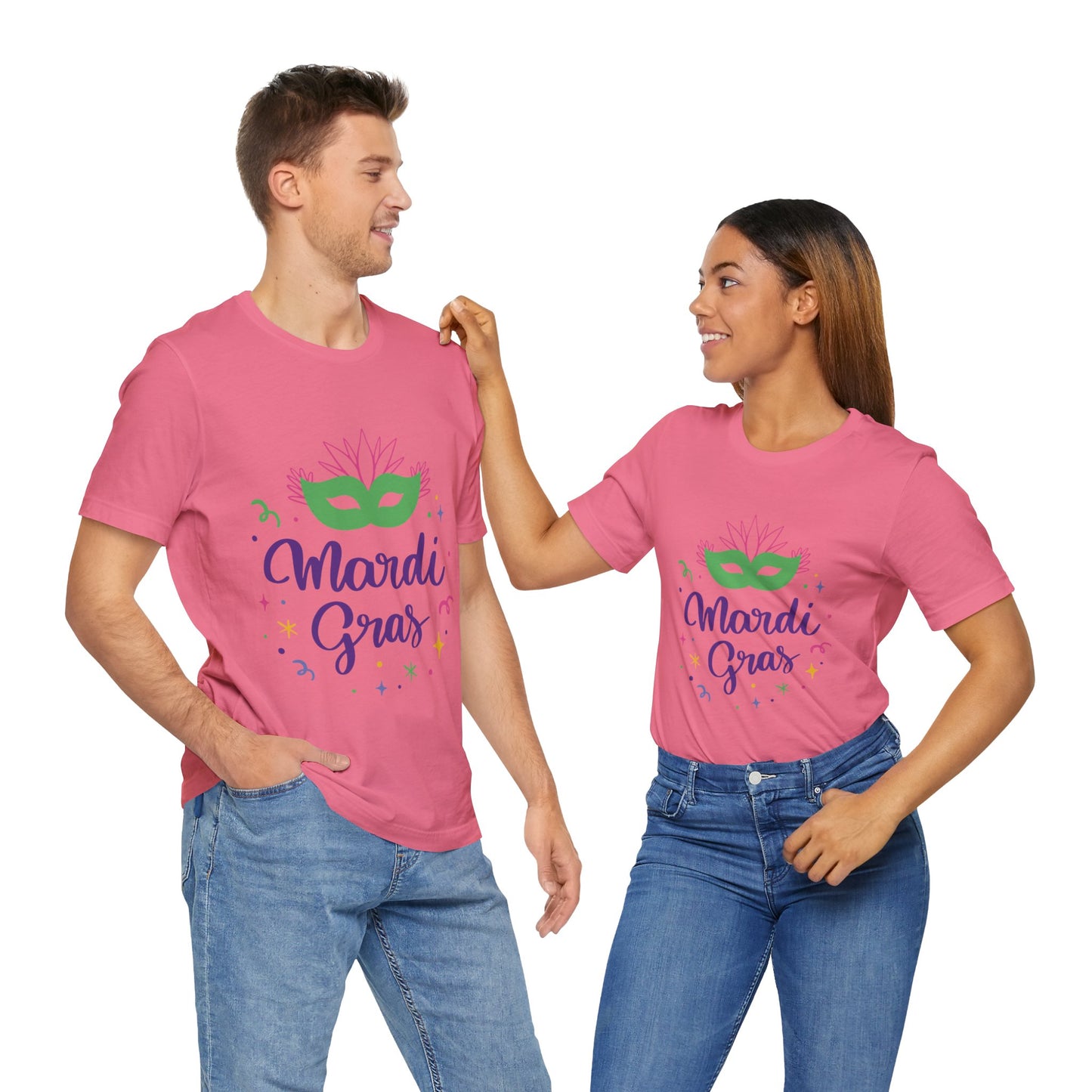 Unisex Cotton Tee Shirt for Mardi Gras