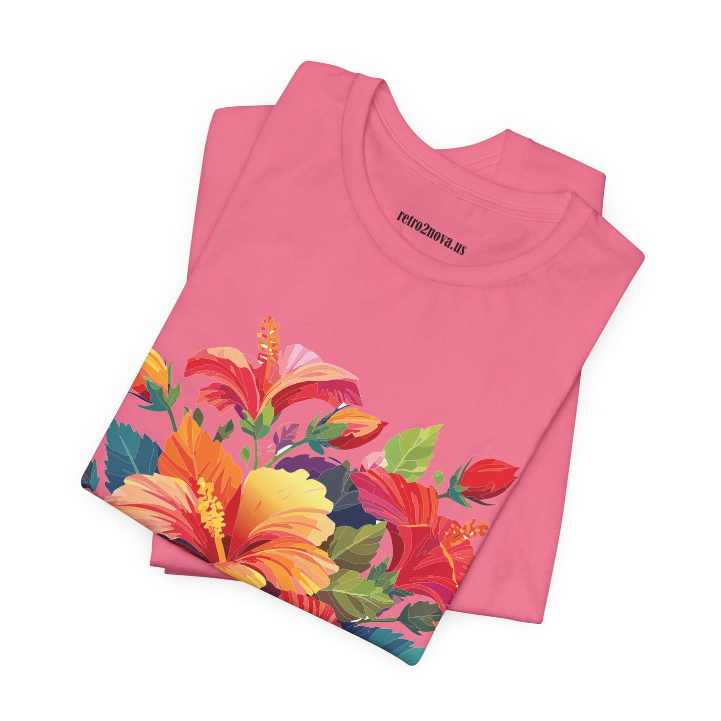 Vintage Floral Graphic Unisex Cotton Tee 34