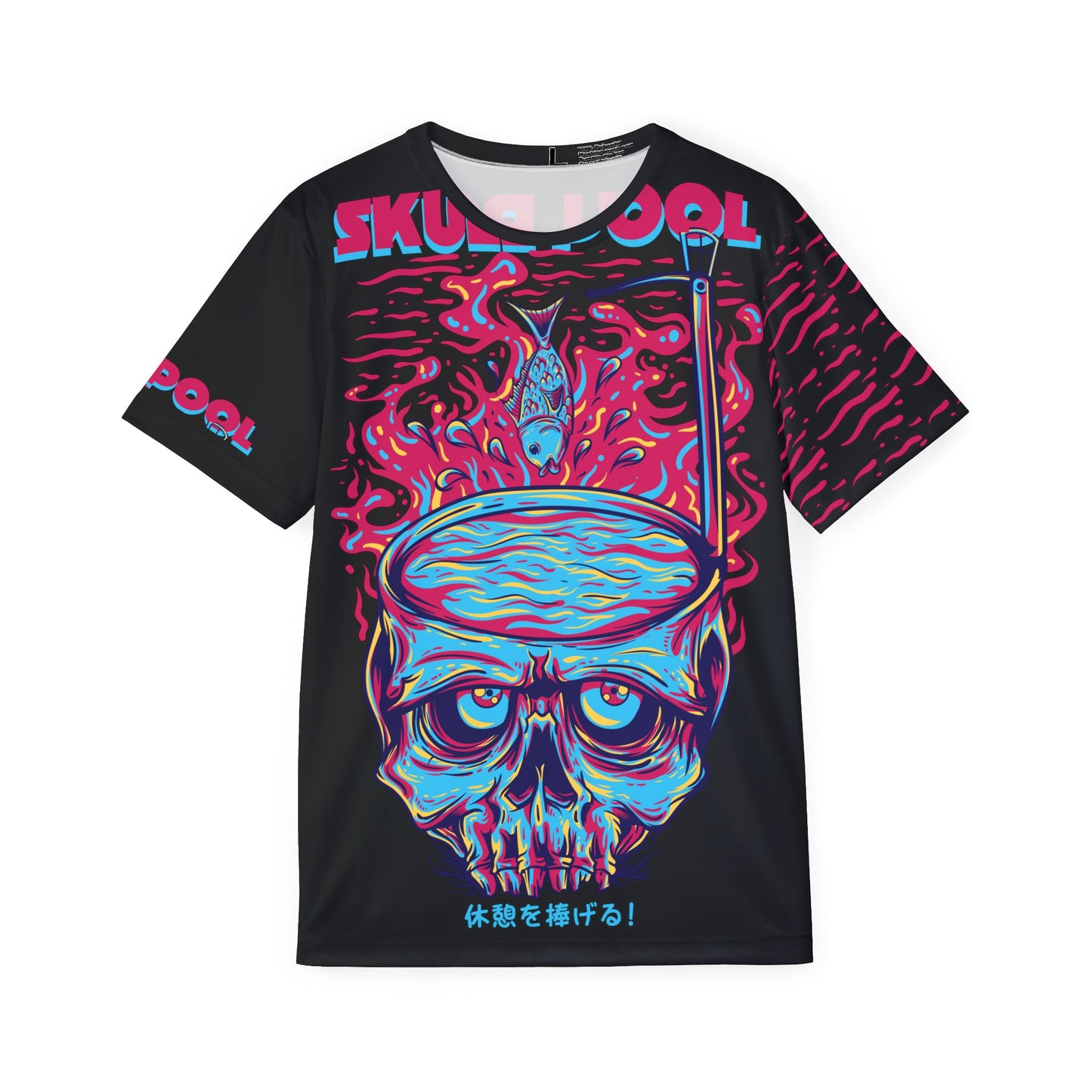 Be25 Fun Graphic T-Shirt, Art Design Poly Shirt, All Over Print Graphic Tee, Monsters T-Shirt, Cartoon Tees