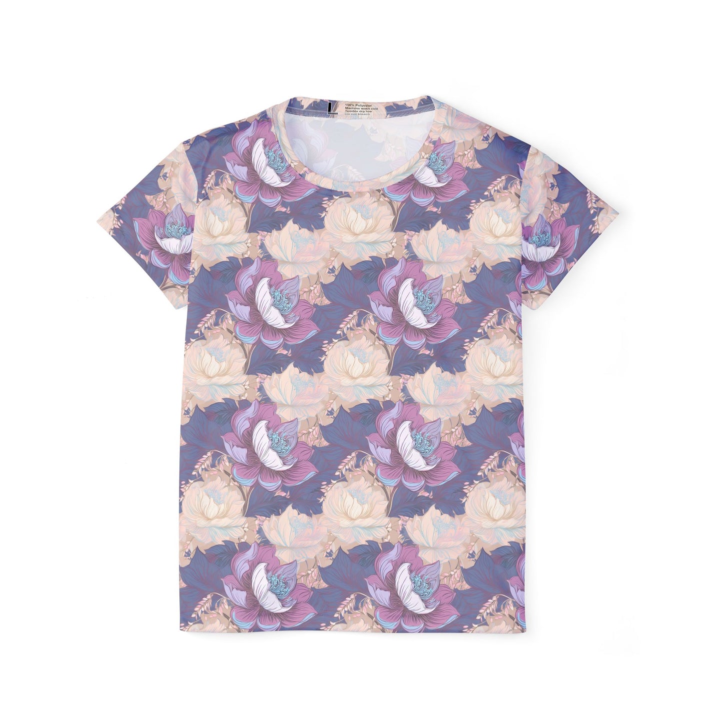 Women Poly Shirt with Floral Print F298