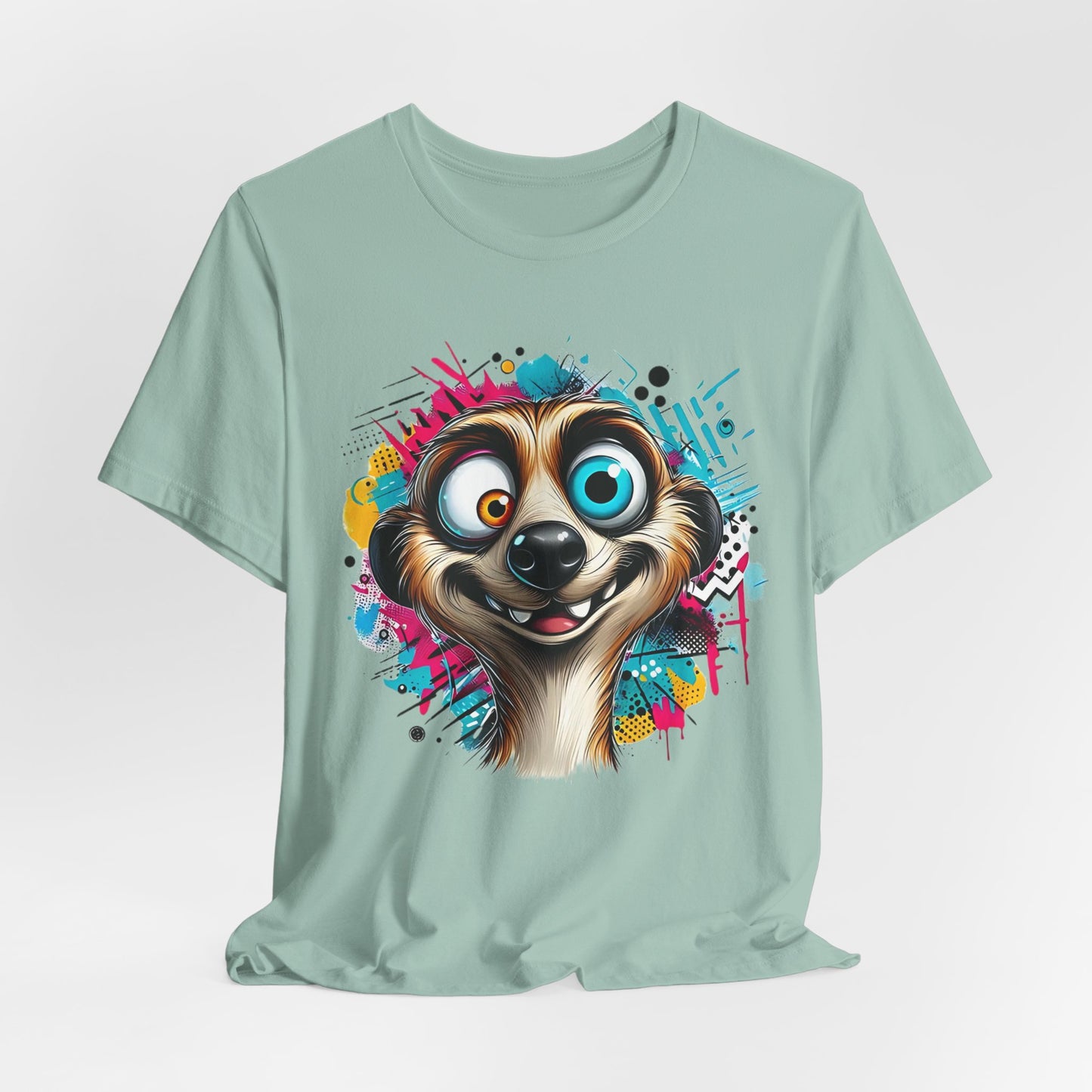 Squirrel Shirt, Funny Squirrel Tee Shirt, Funny Animal T-Shirt, Cartoon Top, Animal Tees, Art Design T-Shirt, Graphic Tee