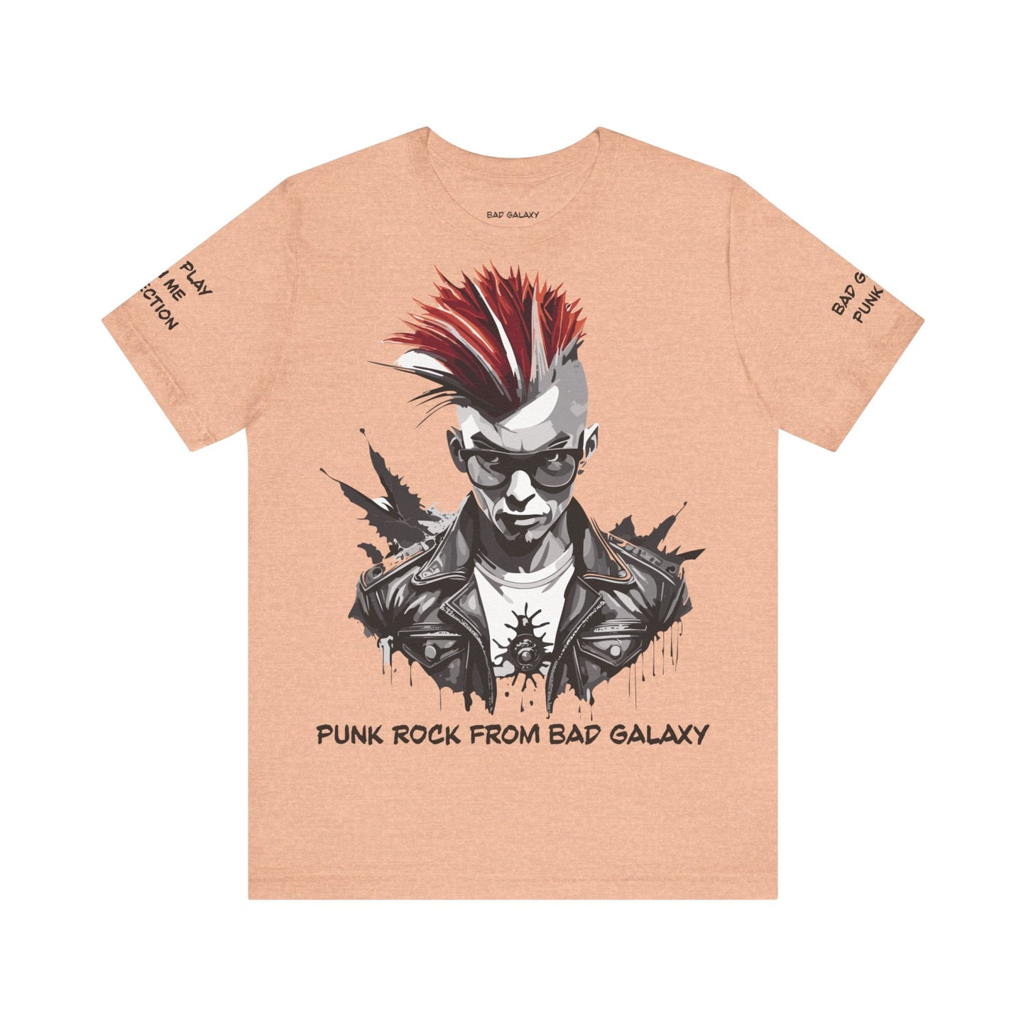 Punk Rock Tee Shirt Made In USA Free Shipping 100 Percent Cotton With Durable Stitching