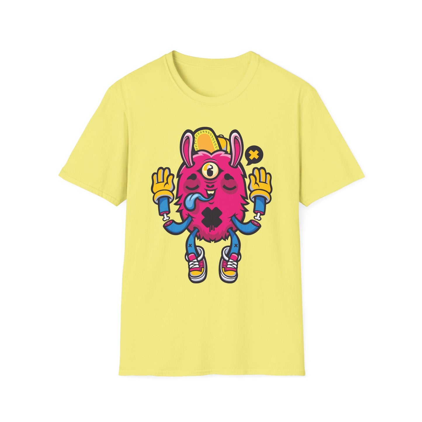 Cartoon T Shirt Animation T Shirt Funny Tee Unisex Softstyle 64000 Gildan Cotton Tee