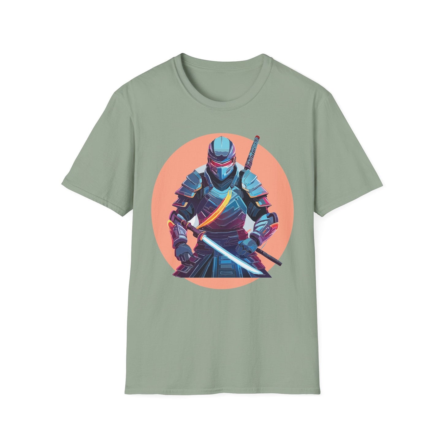 Samurai Shirt Unisex T Shirt 100 Percent Ring Spun Cotton Softstyle Tee Gildan 64000