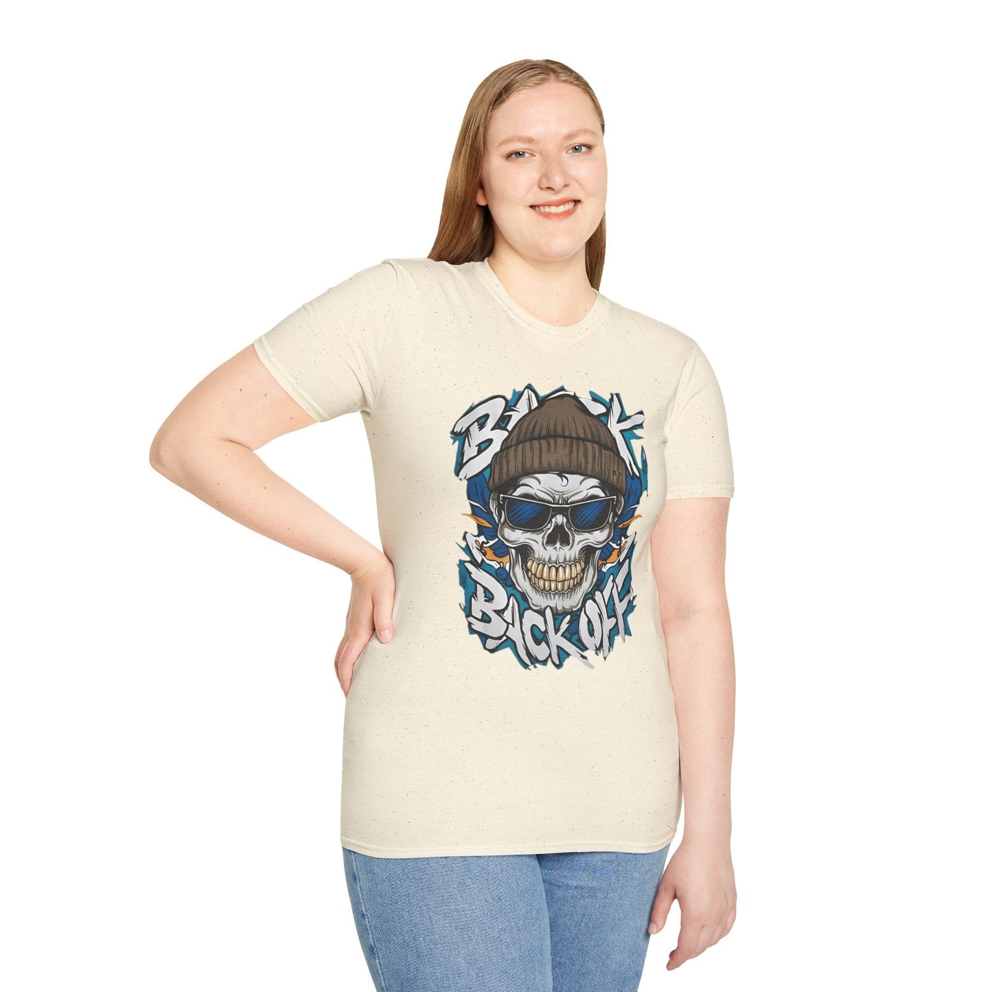 Gildan Softstyle Skull Tee Shirt Unisex Skeleton Design 100 Percent Cotton Graphic Tee