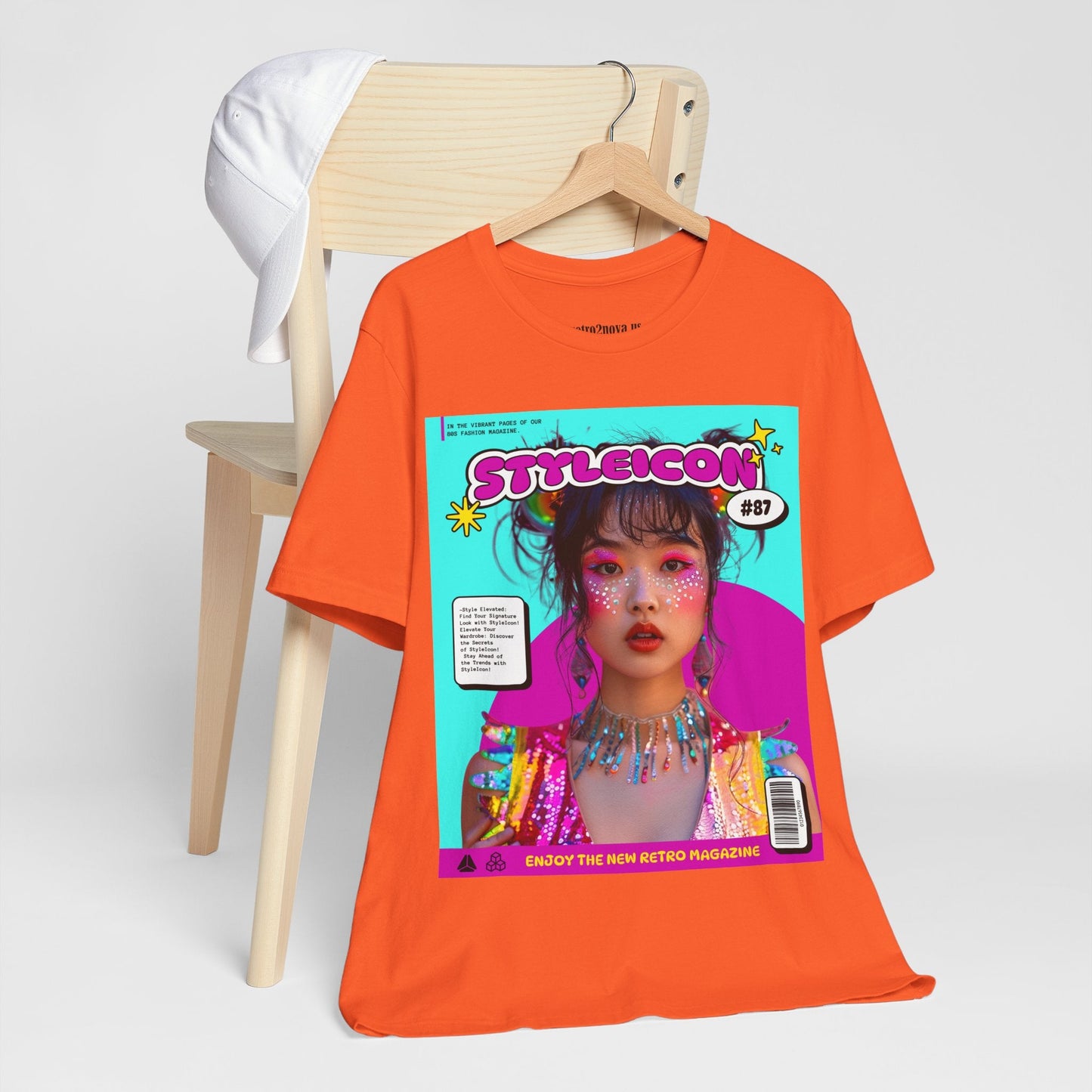 Magazine Cover Shirt Unisex Jersey Short Sleeve Tee Lightweight Breathable Fabric