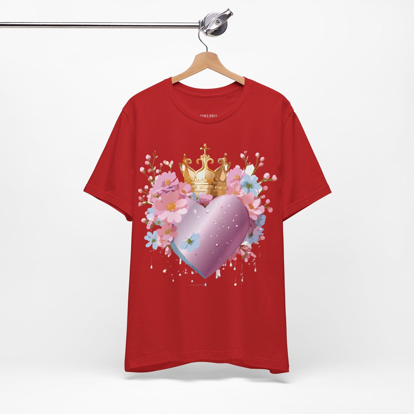 Valentine Graphic Tee From Adelpha Unisex Jersey Short Sleeve Vintage Inspired Artwork Shirt