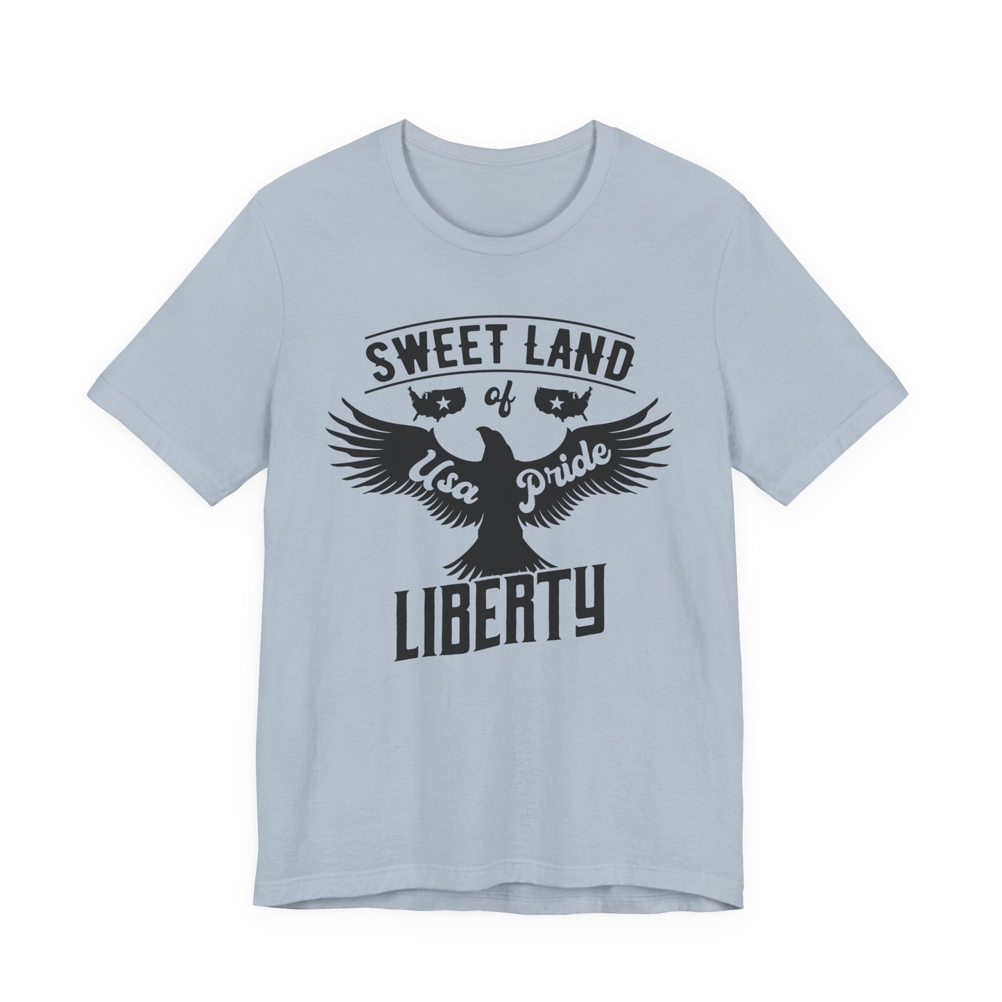 Liberty Eagle Graphic Unisex Cotton T-Shirt a4