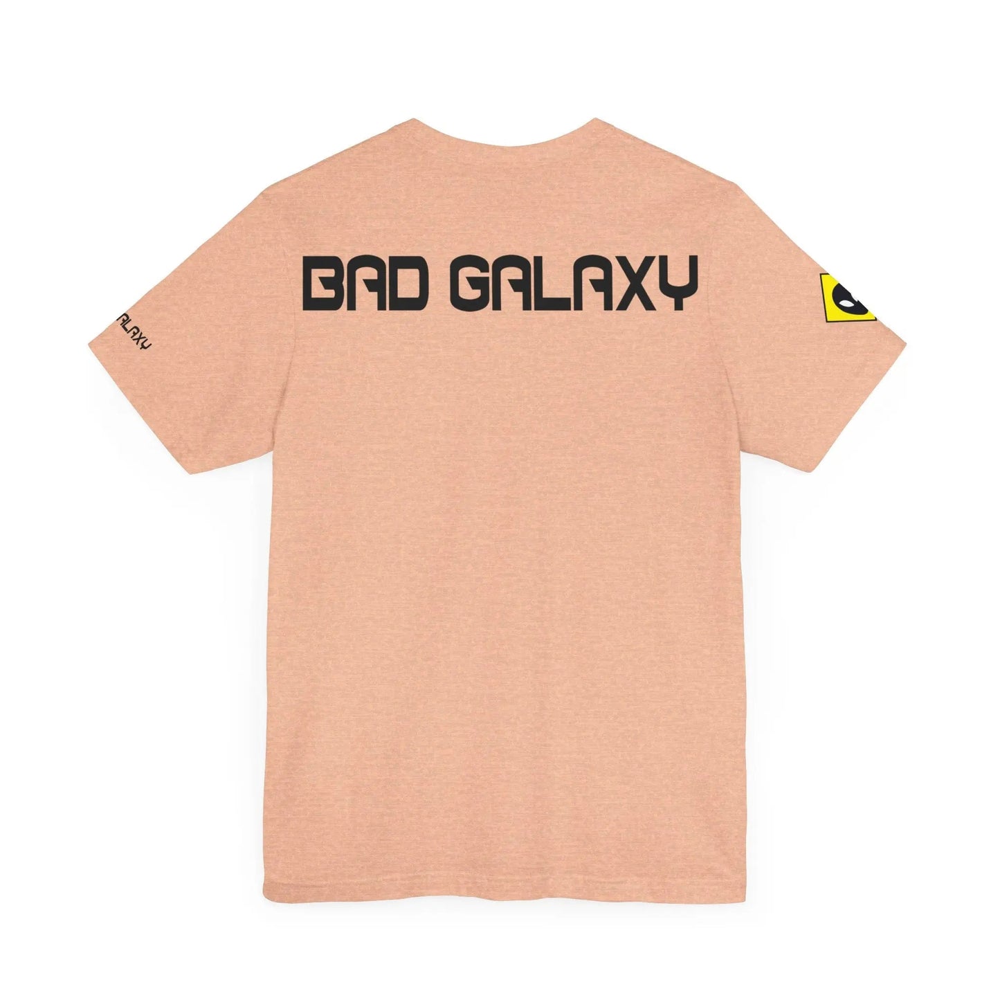 Bad Galaxy Tee Shirt With Alien 100 Percent Cotton Made In USA Eco Friendly Inks