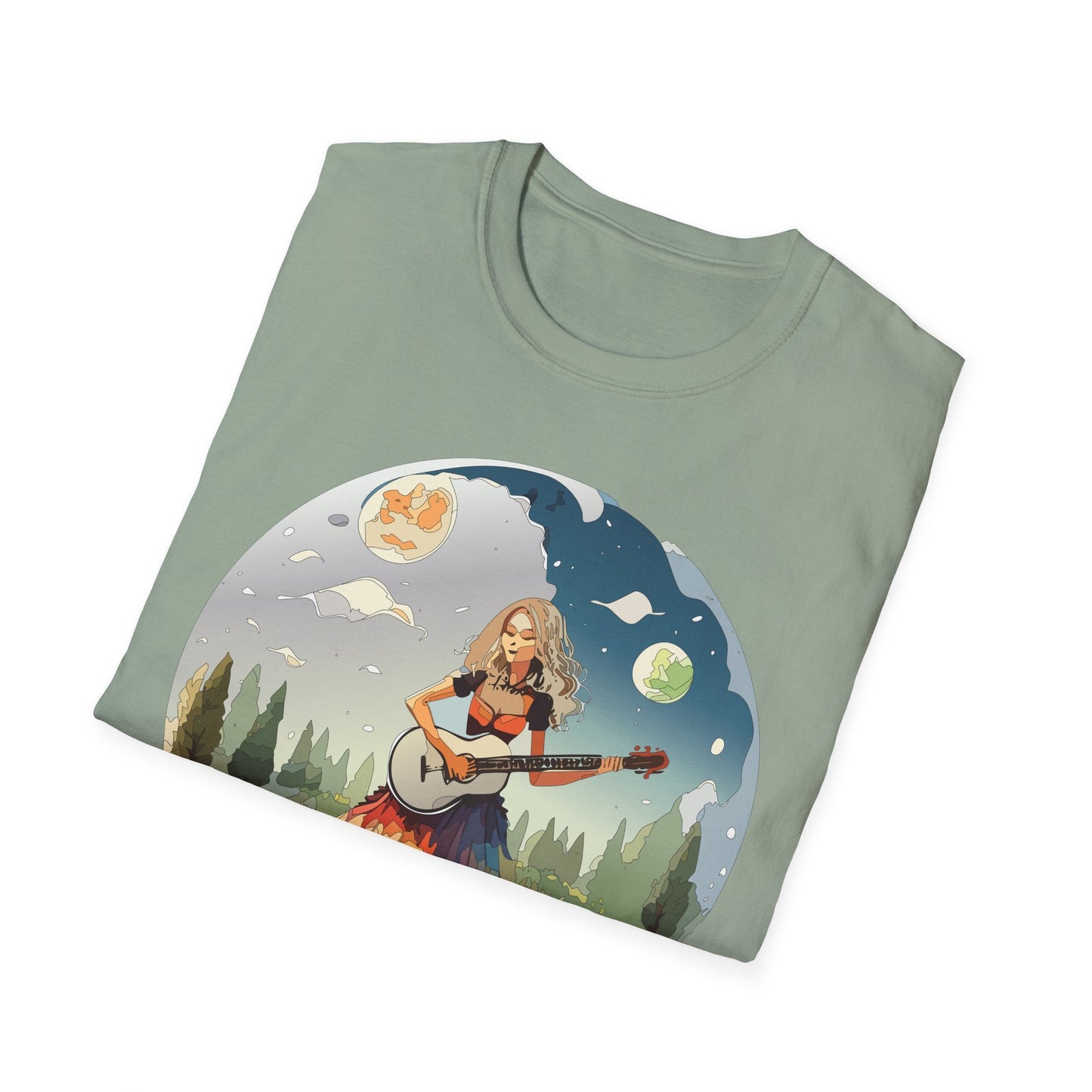 Womens Graphic T Shirts Art Design Tee Softstyle 64000 Ring Spun Cotton Comfort Everyday