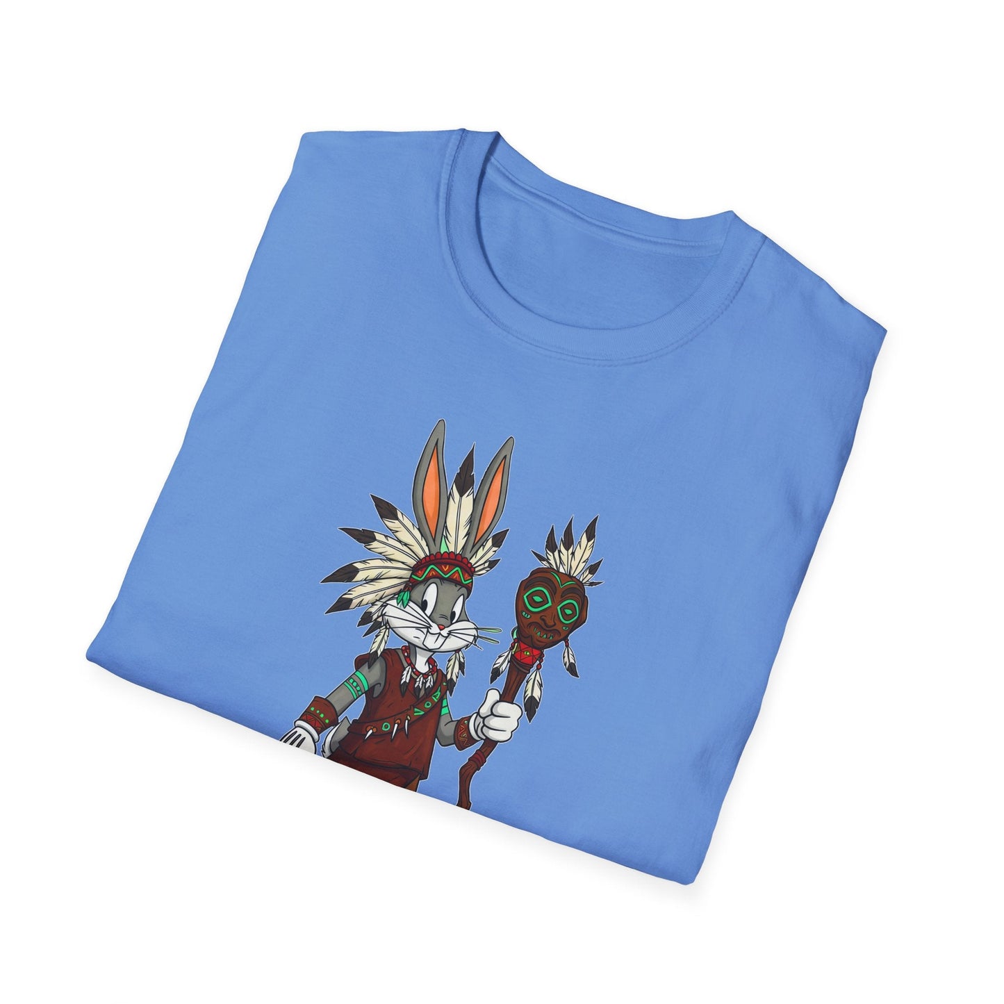 Bugs Bunny T Shirt Unisex Cartoon Character Design Gildan Softstyle 64000 Tee All Sizes