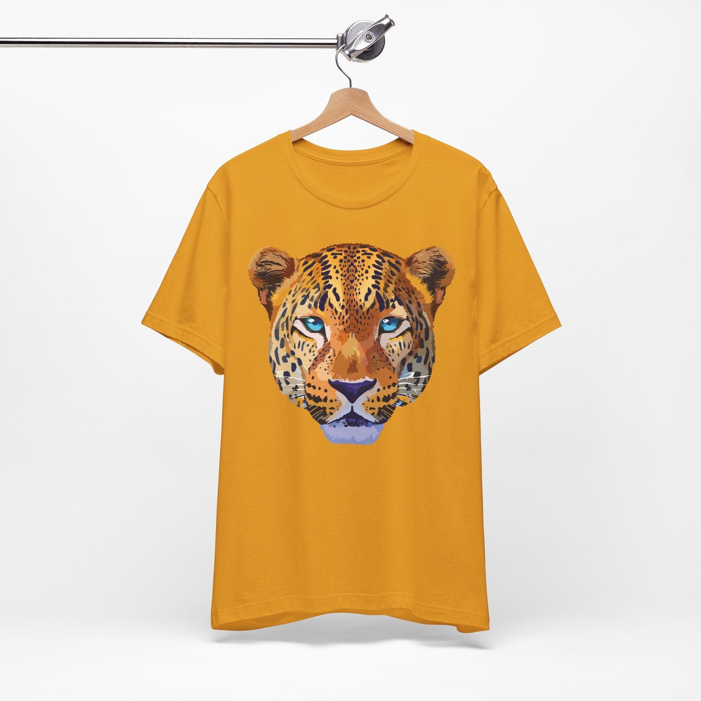 Unisex Animal Print Tee Shirt With Art Design Wild Animals Graphic Tee For Everyday Wear