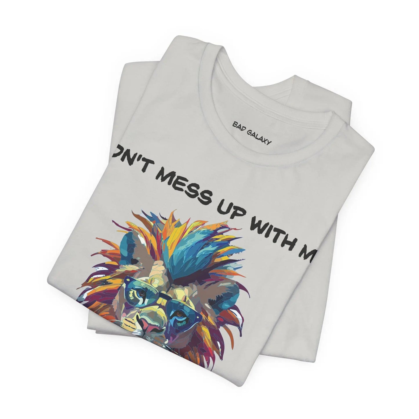 Bad Galaxy Animal T Shirt 100 Percent Cotton Eco Friendly Ink USA Printed Durable Stitching