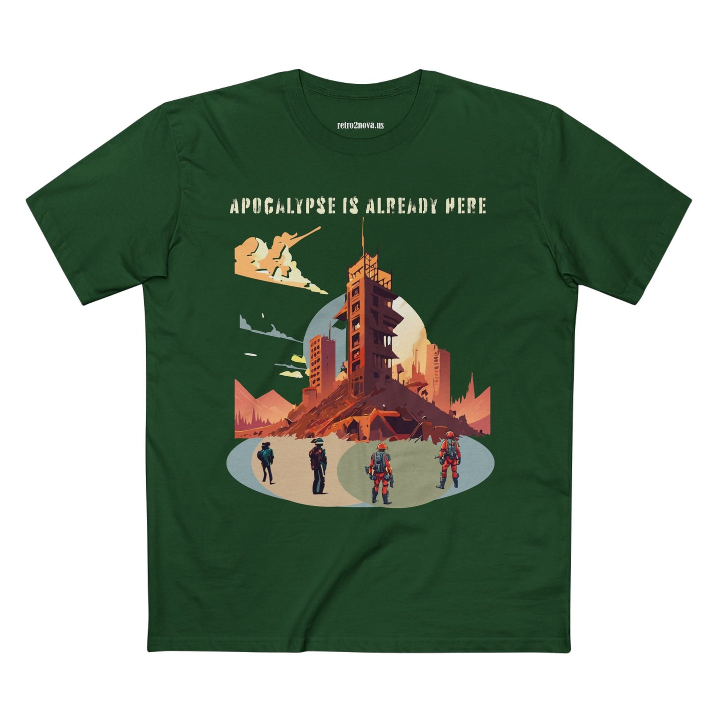 Cataclysm Doomsday Shirt Unisex Premium Cotton Tee With Original Retro Art Design