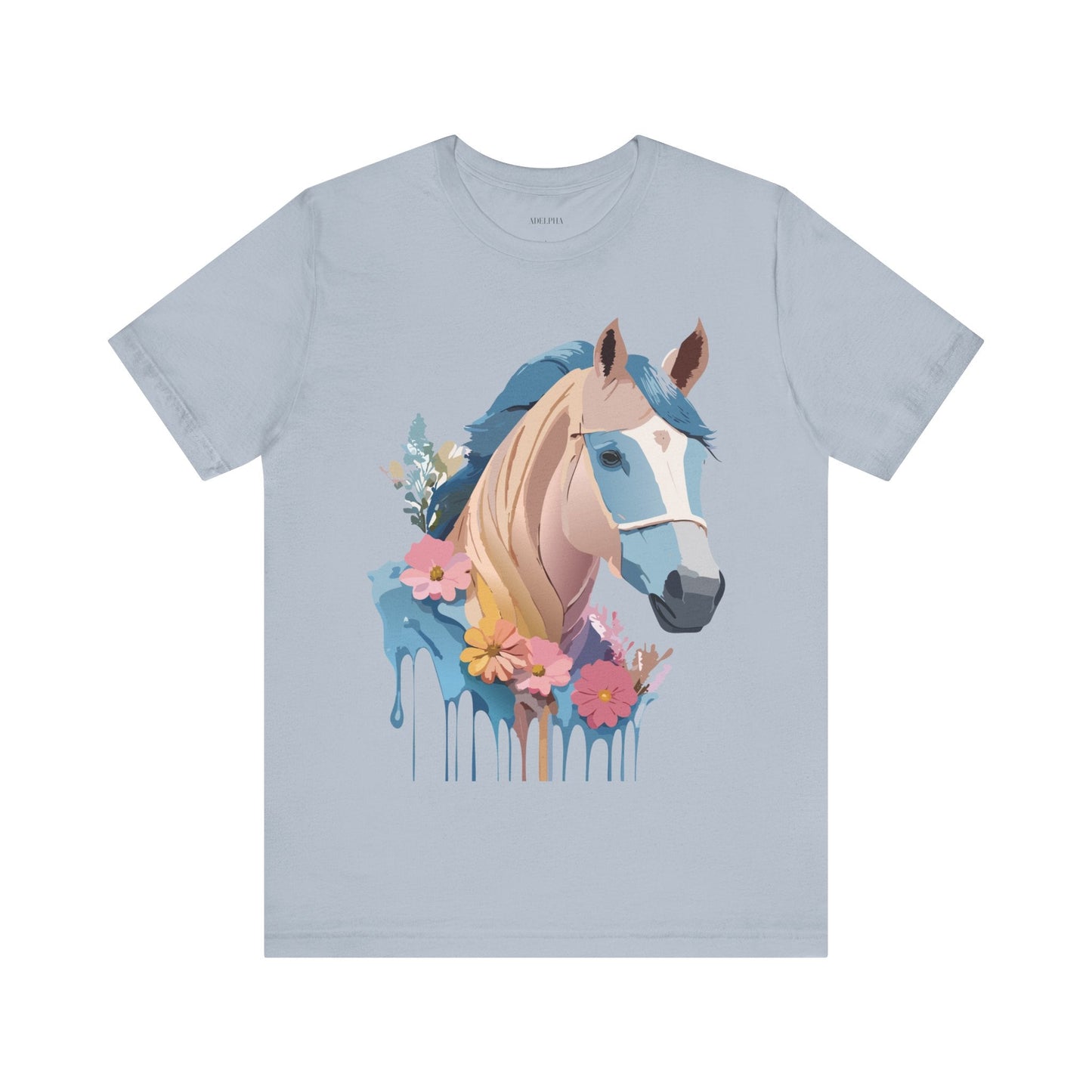 Horse Graphic Unisex 100 Cotton Vintage Animal Art T-Shirt 13