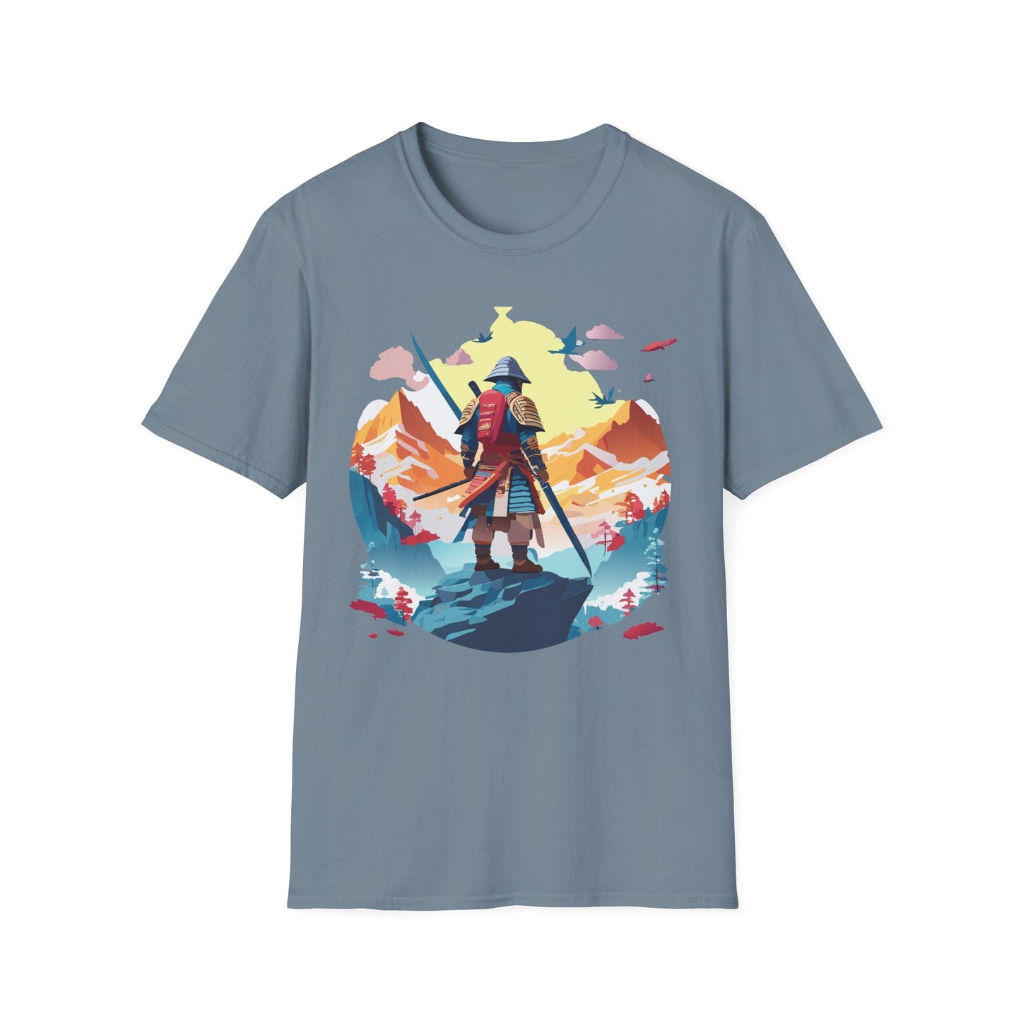 Samurai Shirt Unisex T Shirt Gildan Softstyle 64000 Cotton Tee For Everyday Comfort