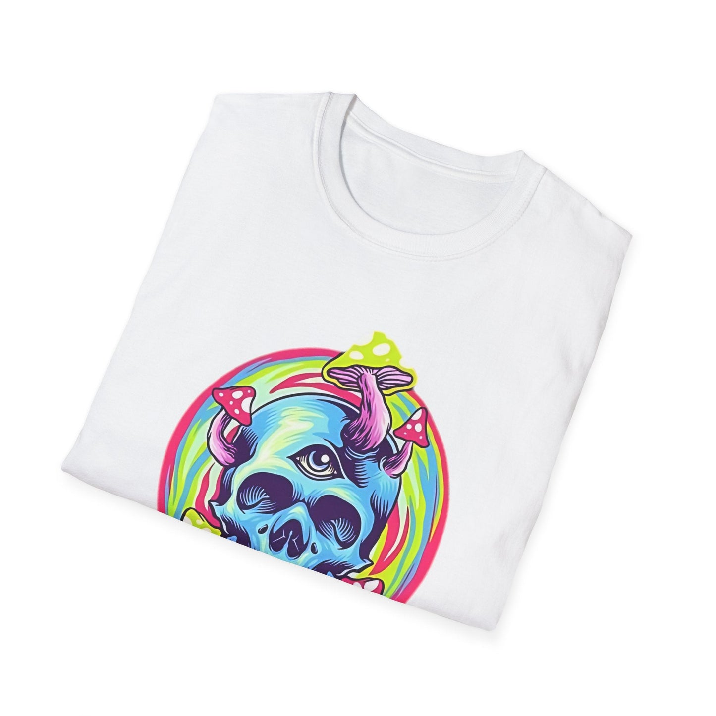 Skull Graphic Unisex Cotton T-shirt with Skeleton Artwork Design 18