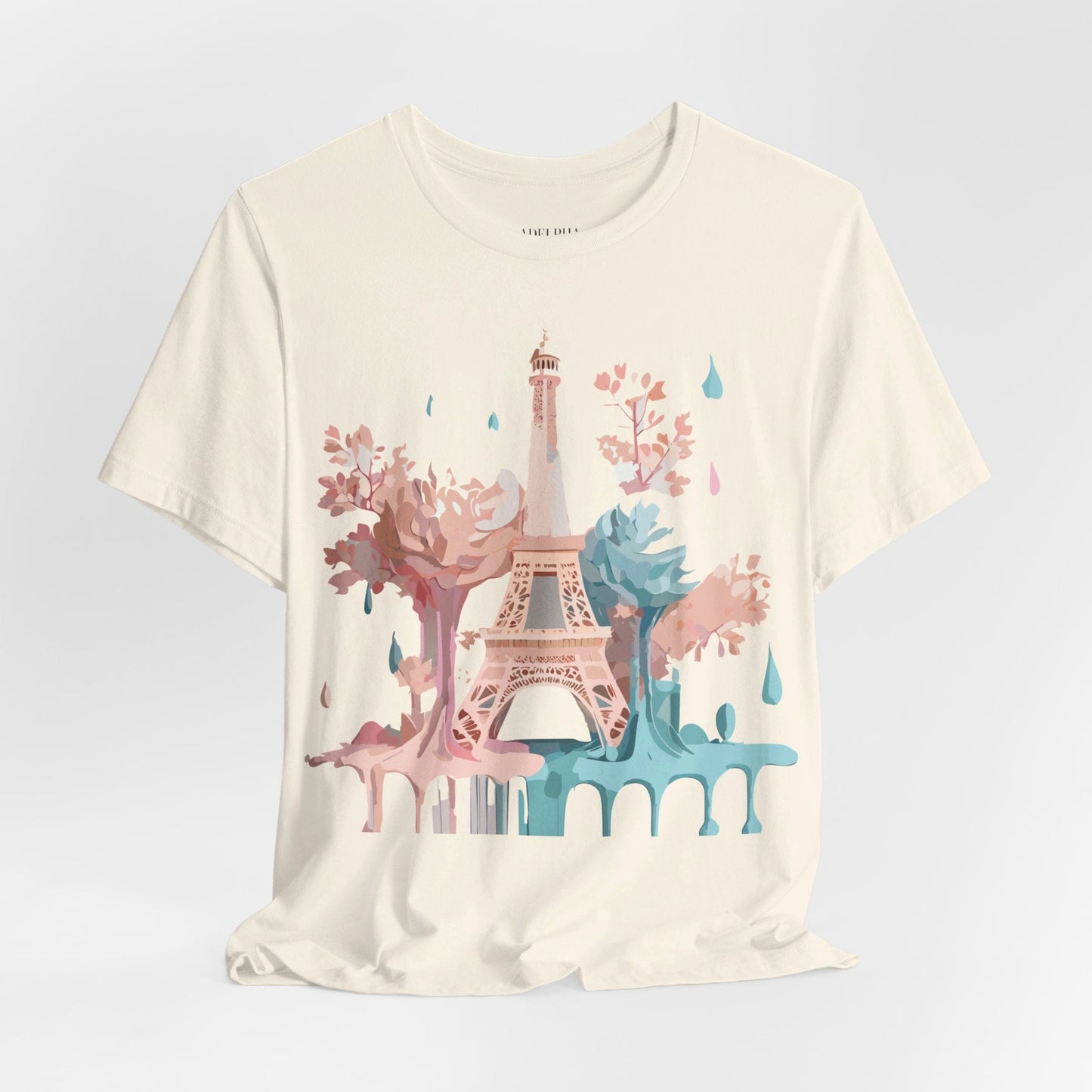 Paris Tourist Shirt Graphic Tee Unisex Vintage Inspired Art Adelpha Premium Quality