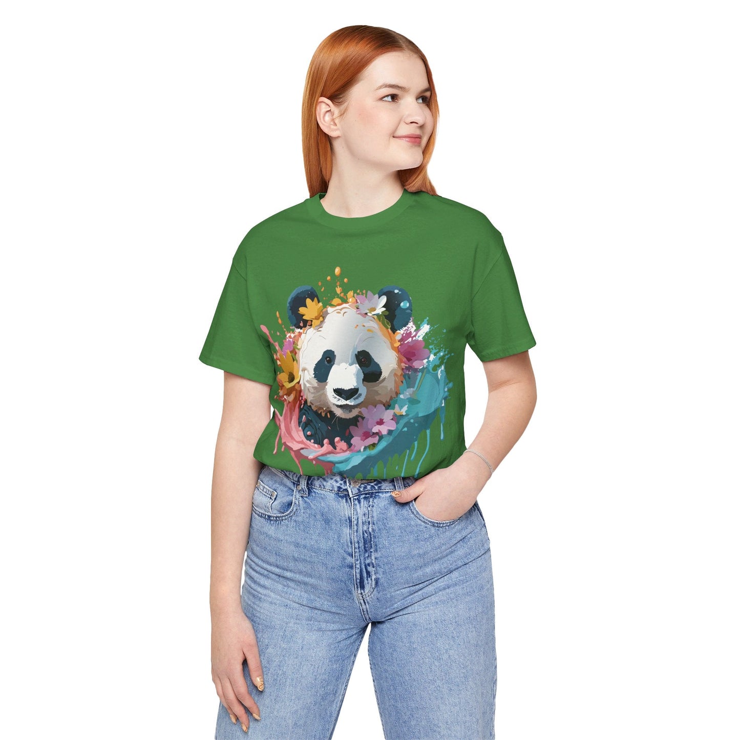 Adelpha Panda Graphic Tee Unisex Short Sleeve Vintage Inspired Artwork Shirt Premium Quality