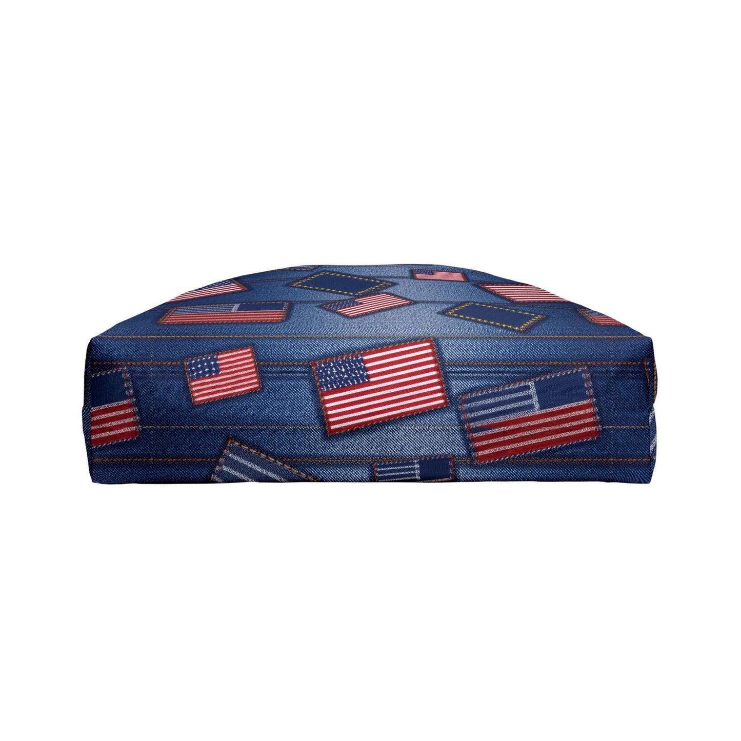 4th of July Denim Color Imitation Print Unisex  Yoga Bag  Spun Poly 24x13 Canvas Bag 63