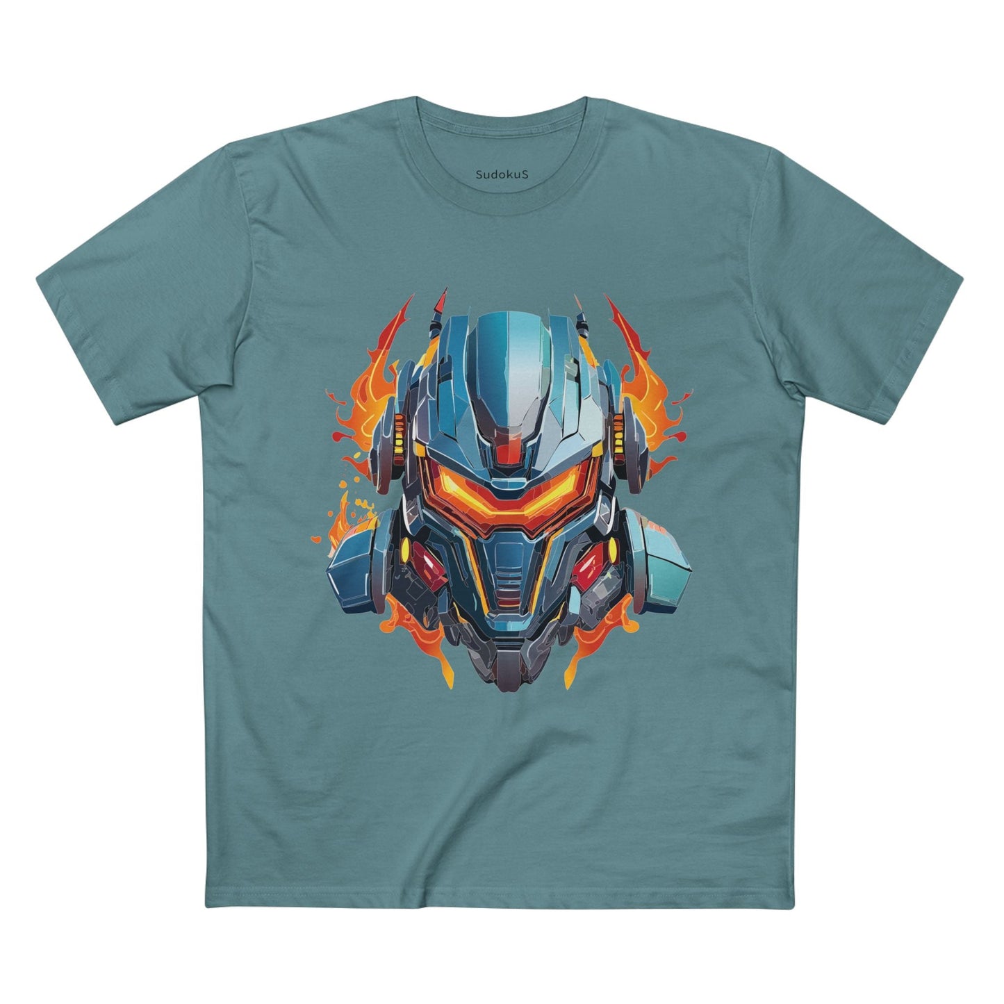 Cyborg Robot Graphic Unisex 100 Cotton Staple Tee 18