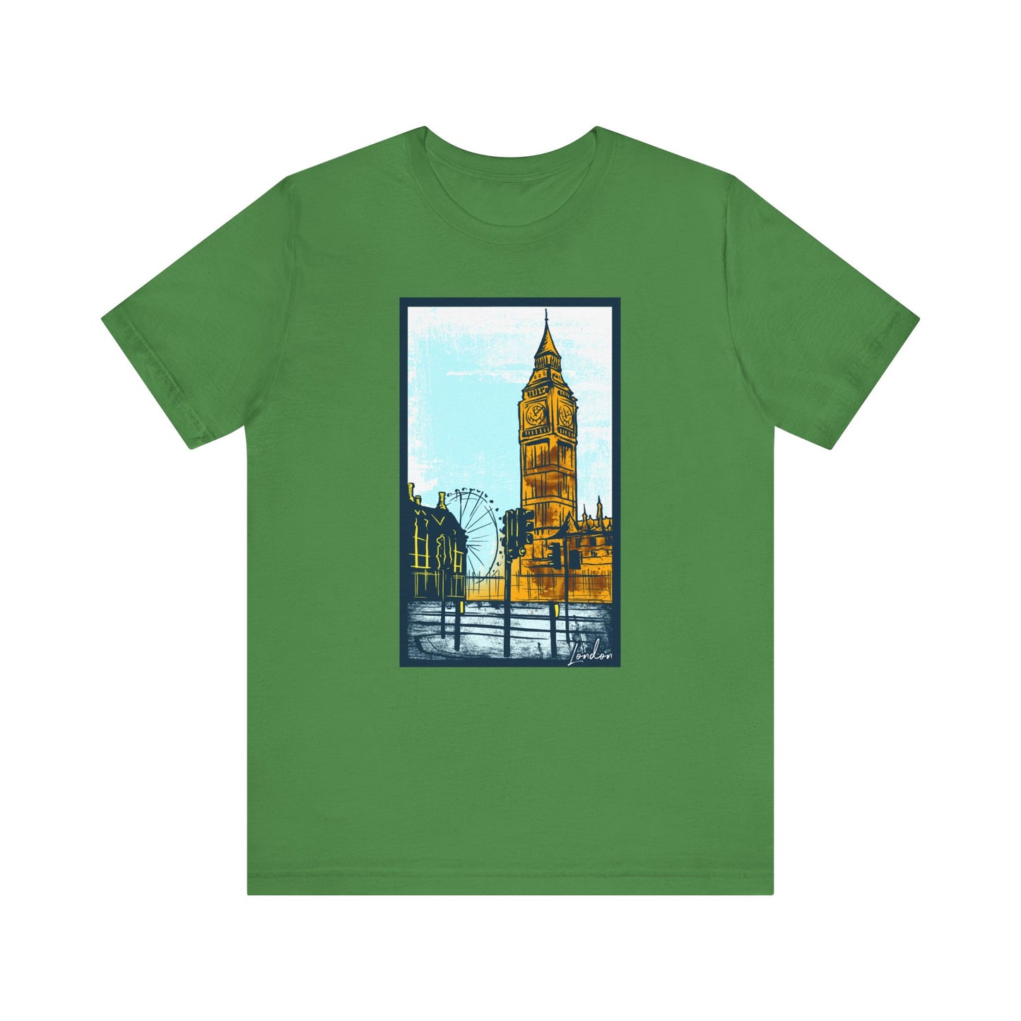Retro Poster London Graphic Design Tee, London Shirt, Vintage Tees, Art Design T-Shirt, Graphic Tee, Retro Art Shirts