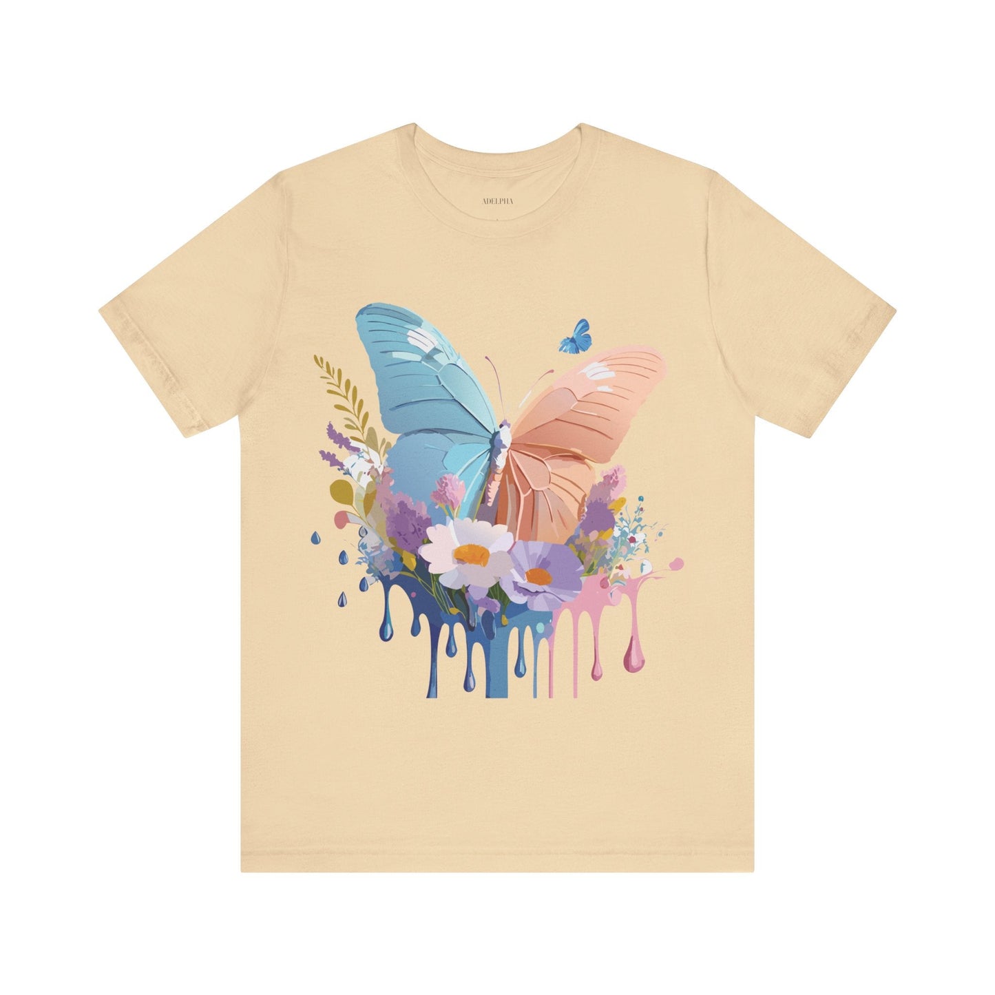Butterfly Graphic Tee By Adelpha Unisex Vintage Inspired Art Shirt