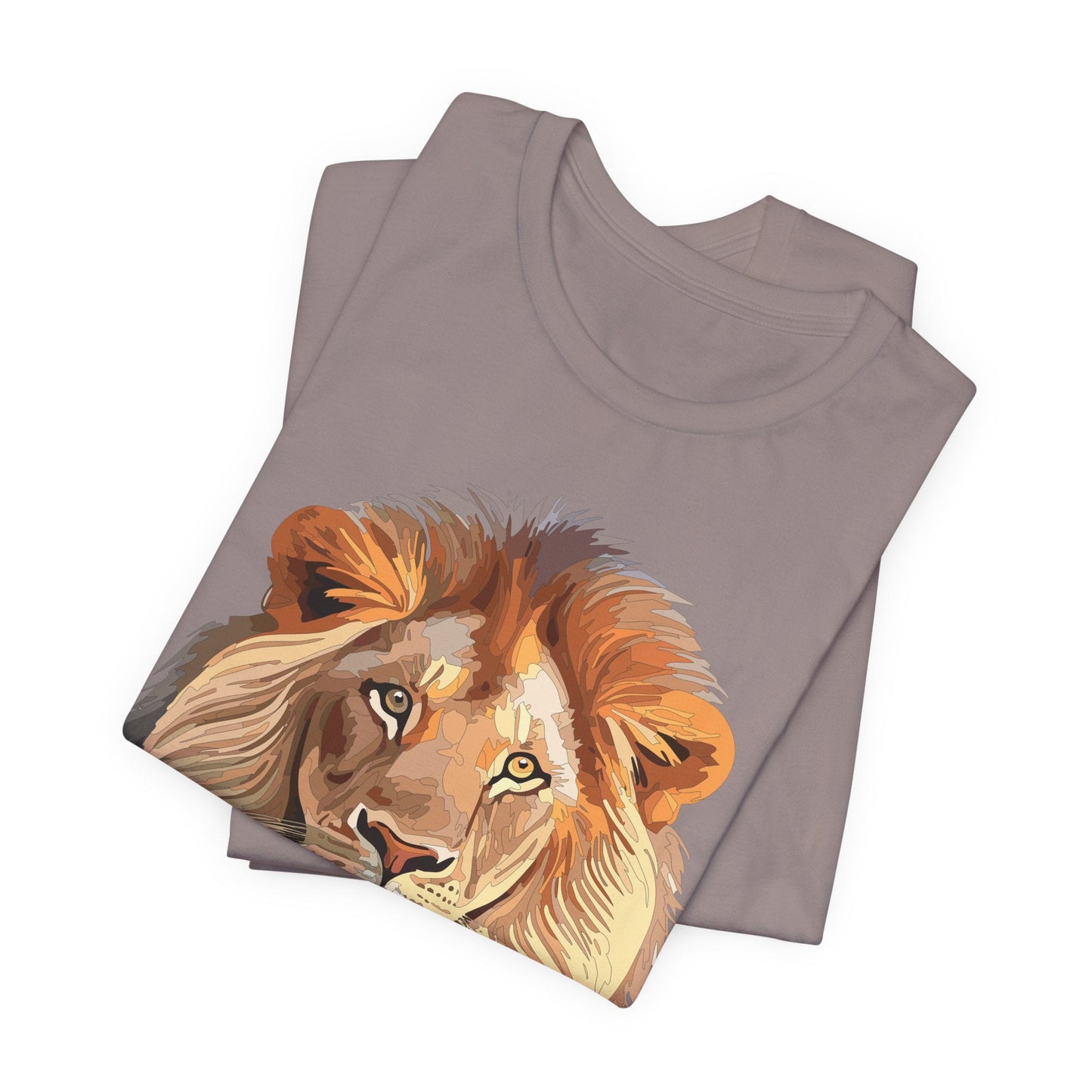 Unisex Animal Graphic Tee Shirt With Wild Animals Art Design For Everyday Wear Casual