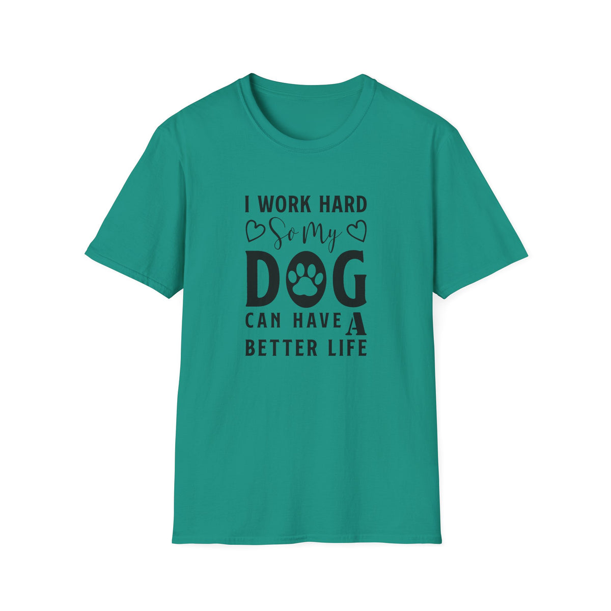 Funny Dog Lover Graphic Unisex Cotton T-Shirt Softstyle
