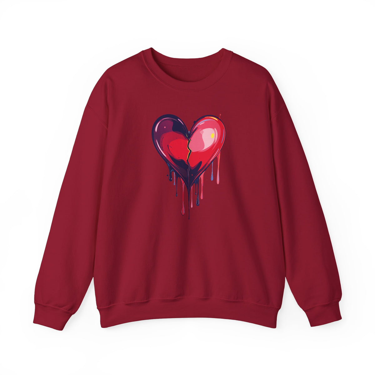 Big Red Heart Sweatshirt, Love Sweatshirt, Valentine's Day Sweatshirt, Heart Sweatshirt 118