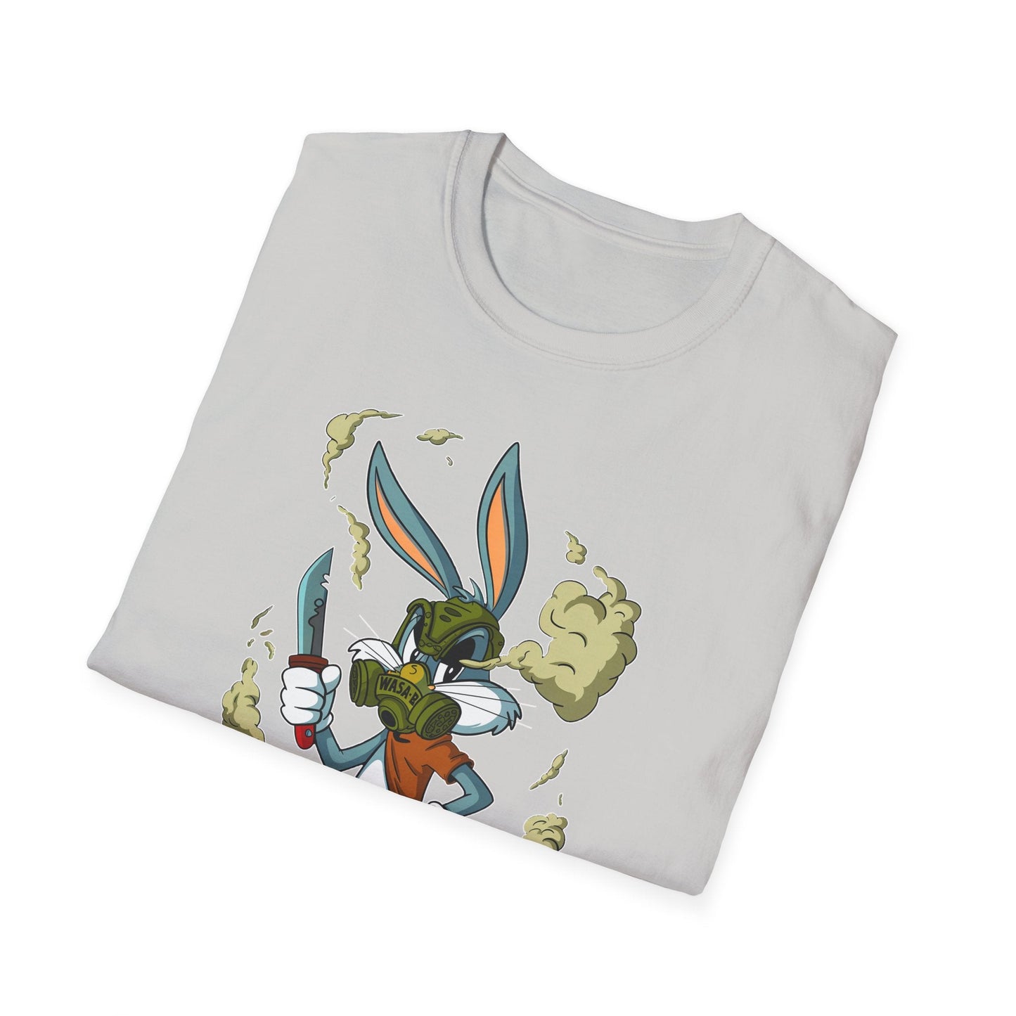 Bugs Bunny T Shirt Unisex Cartoon Graphic Tee Softstyle Gildan 64000 Short Sleeve