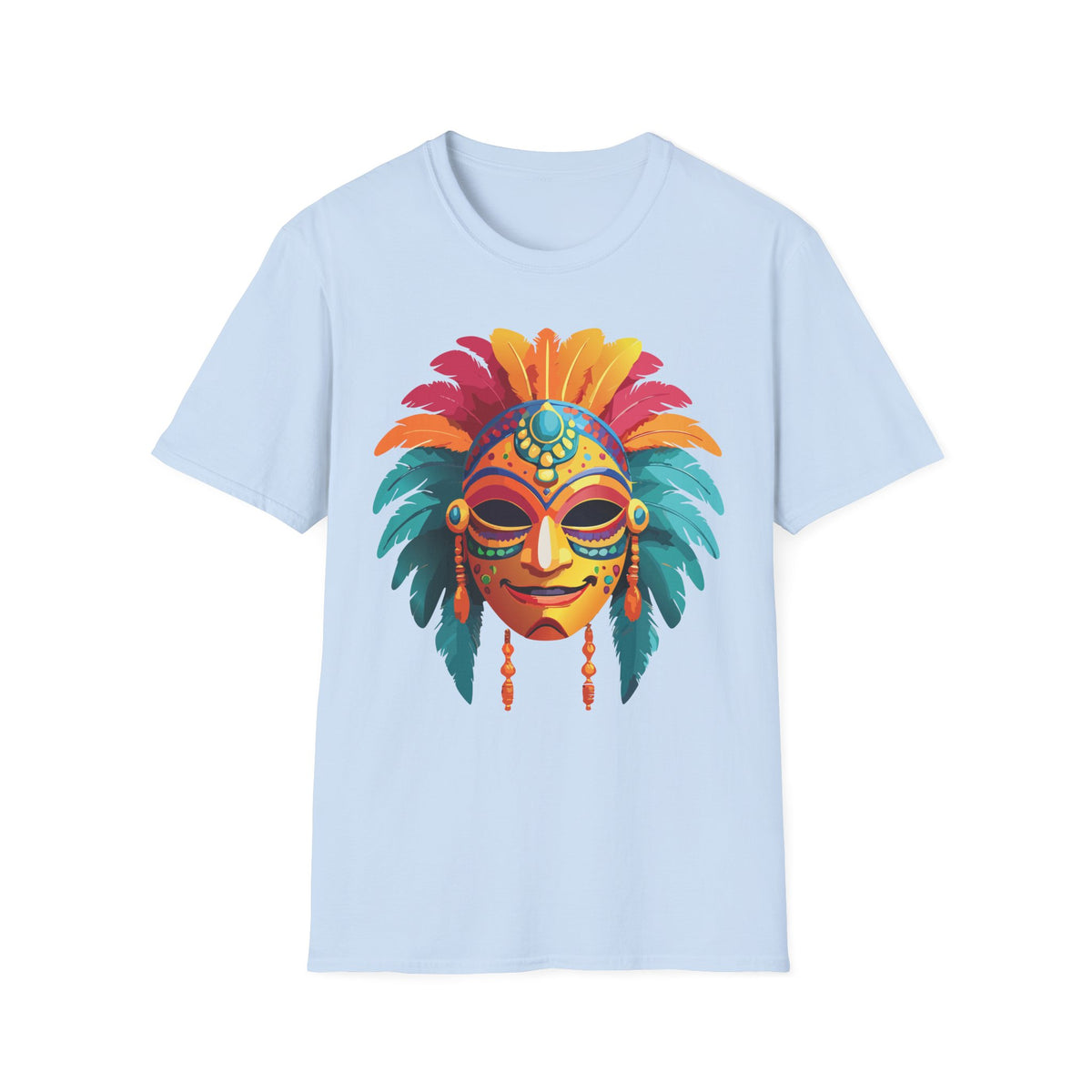 Mask Masquerade Carnival Graphic Tee Gildan Unisex 100 Cotton Tee Shirt m35