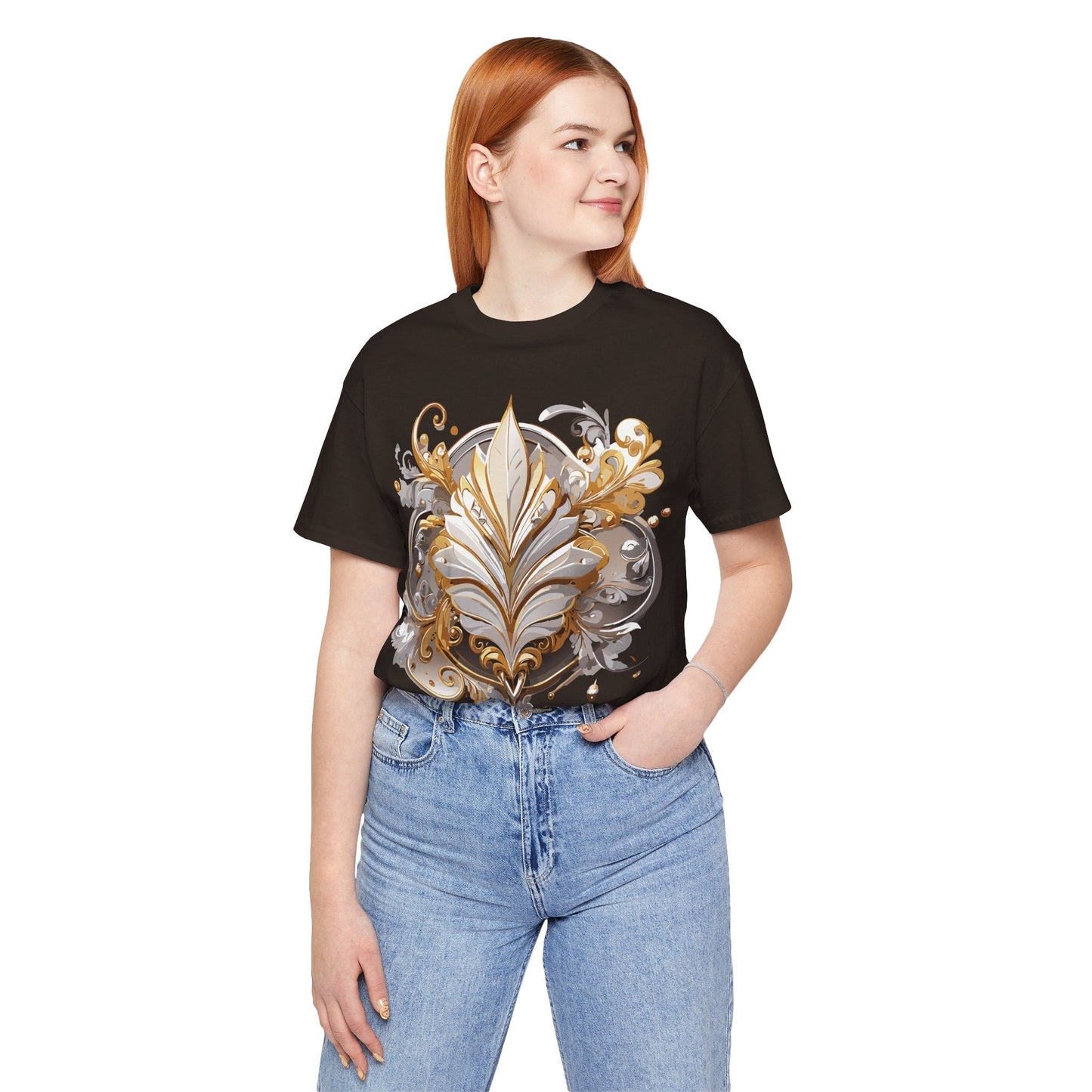Jewelry Graphic Unisex 100 Cotton Vintage Treasure Art T-Shirt 11
