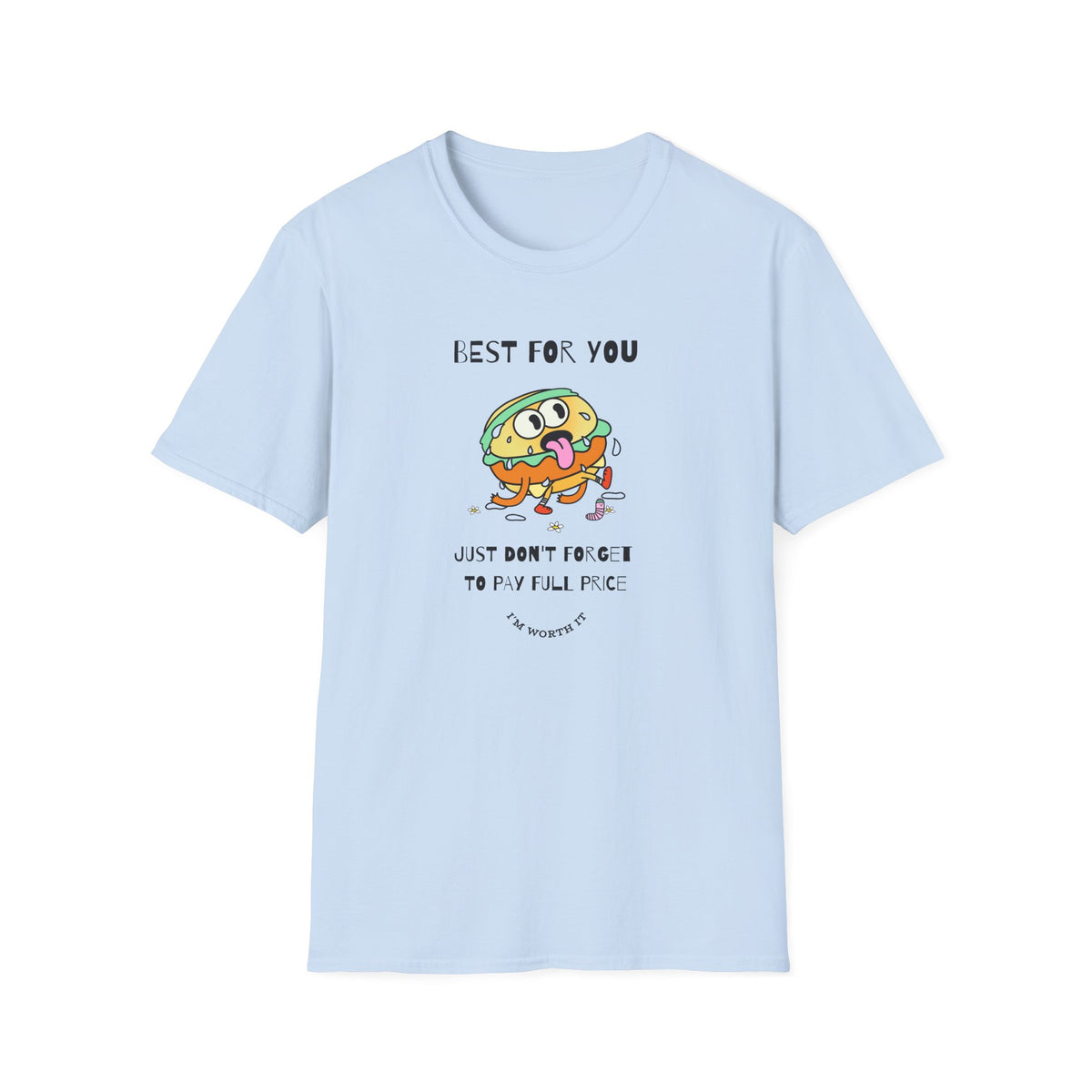 Funny Food Cartoon Graphic Tee Gildan Unisex 100 Cotton Tee Shirt r201