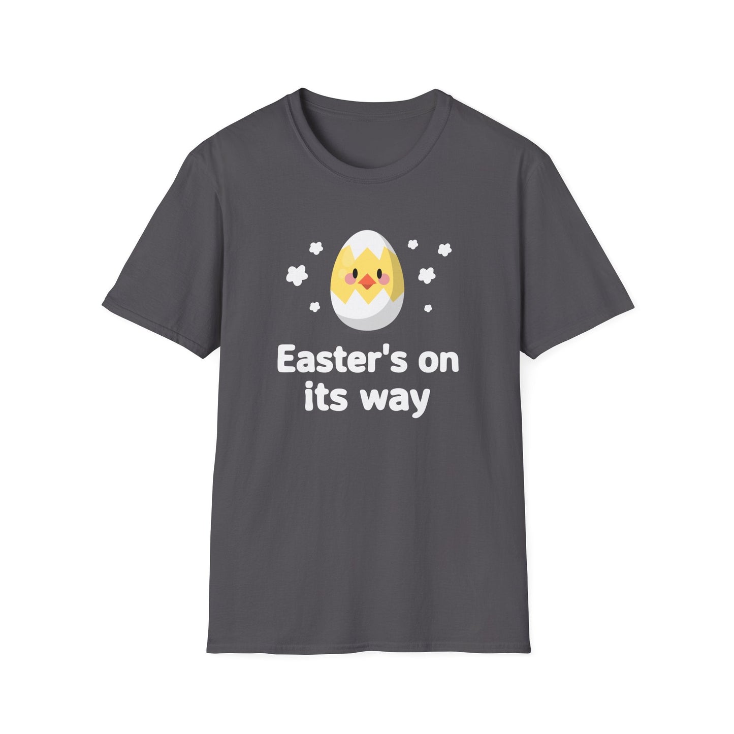 Easter Day T Shirt with Easter Design and Signature Print Unisex Gildan Softstyle Tee One Hundred Percent Cotton