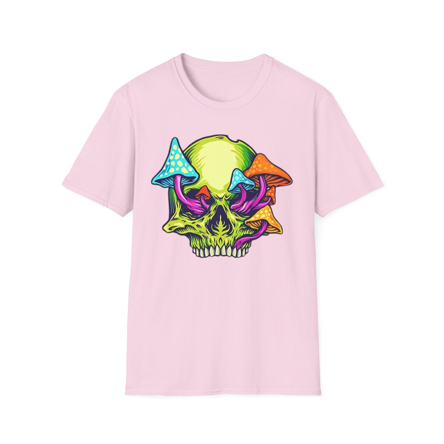 Skull Graphic Unisex Cotton T-shirt with Skeleton Artwork Design 19