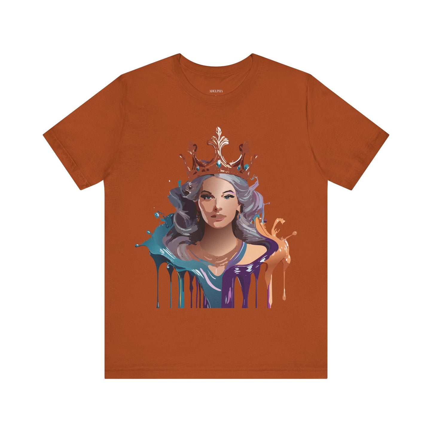 Queen Graphic Tee By Adelpha Art Design Unisex Short Sleeve Vintage Inspired Shirt