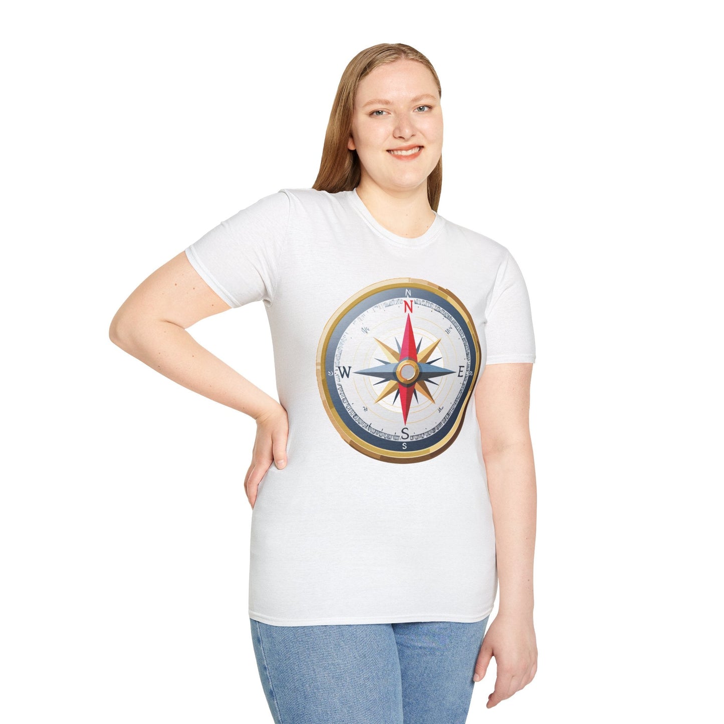 Compass Navigator Graphic Tee Unisex 100 Cotton 22