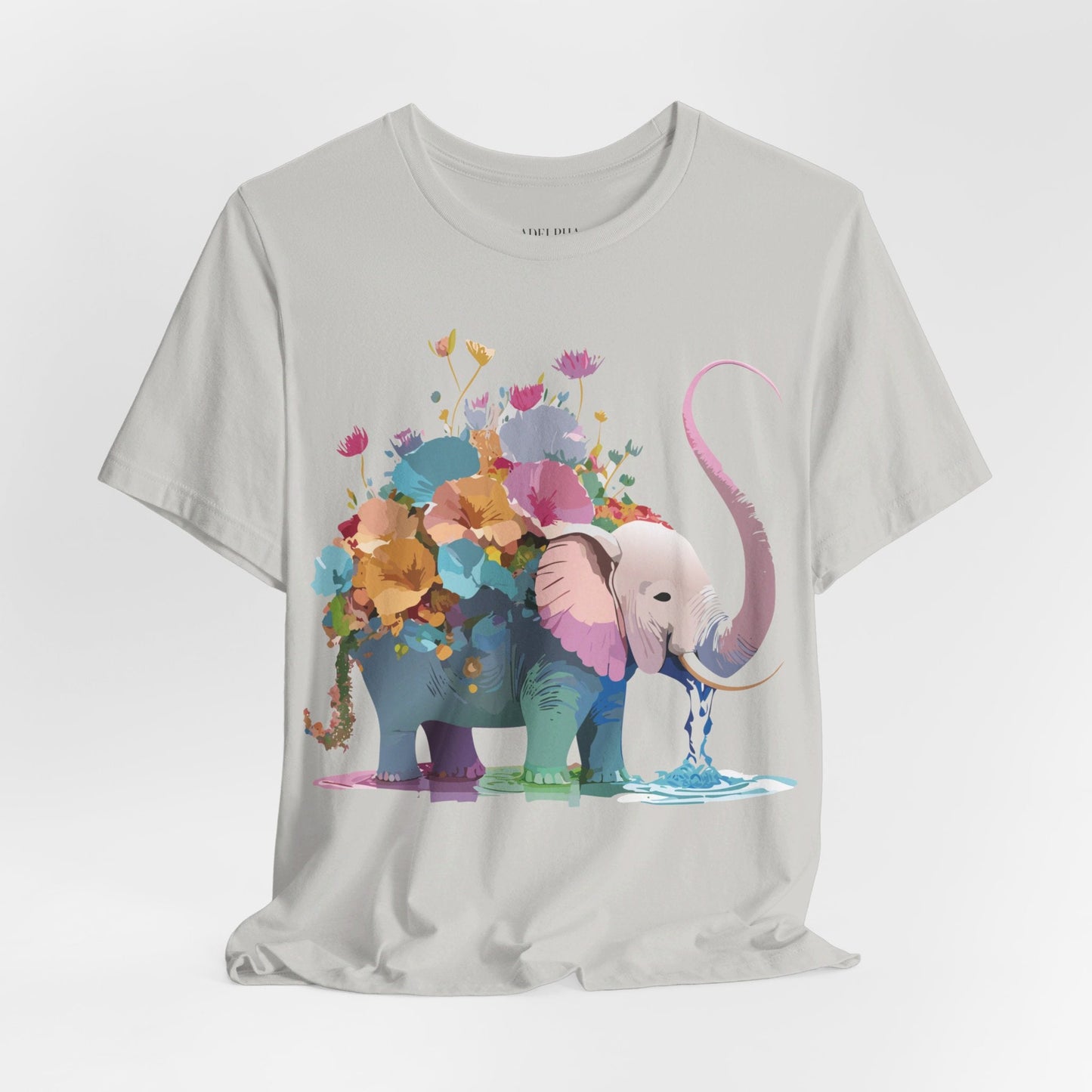 Elephant Graphic Unisex 100 Cotton Jersey Vintage Art Design Tee 13