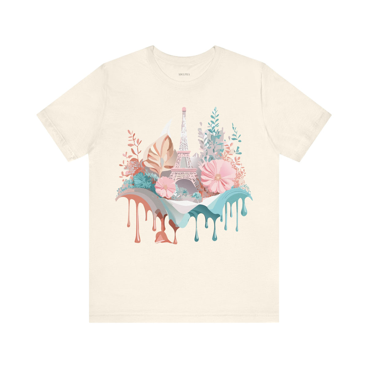 Unisex Cotton Bella+Canvas Tee with Paris