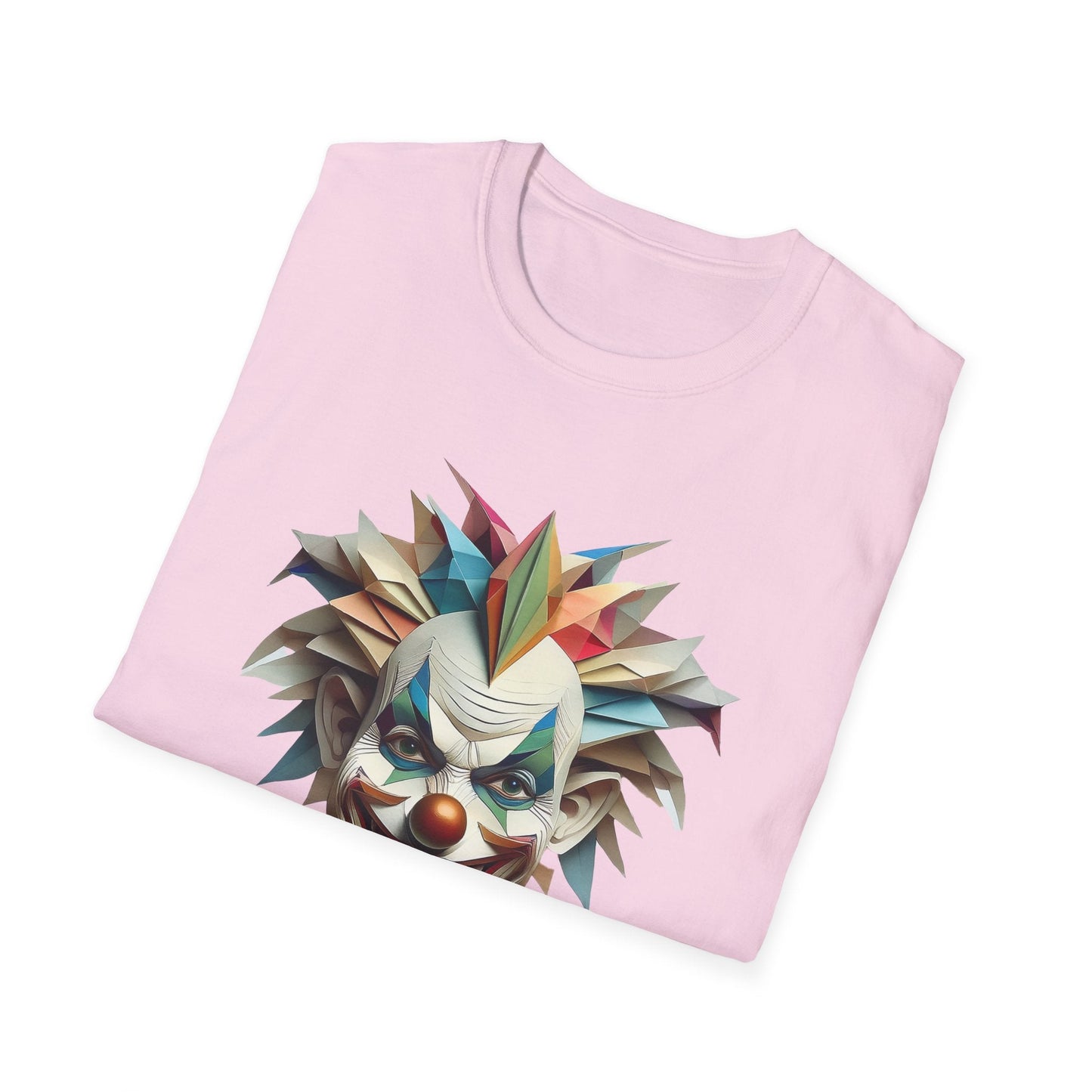 Clown Shirt Unisex Funny Circus Tee Gildan Softstyle 64000 Short Sleeve Cotton Tee